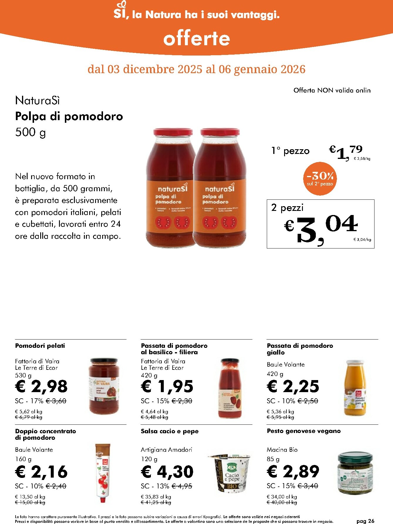 naturasi - Volantino NaturaSì valido dal 03/12 al 07/01 - page: 26