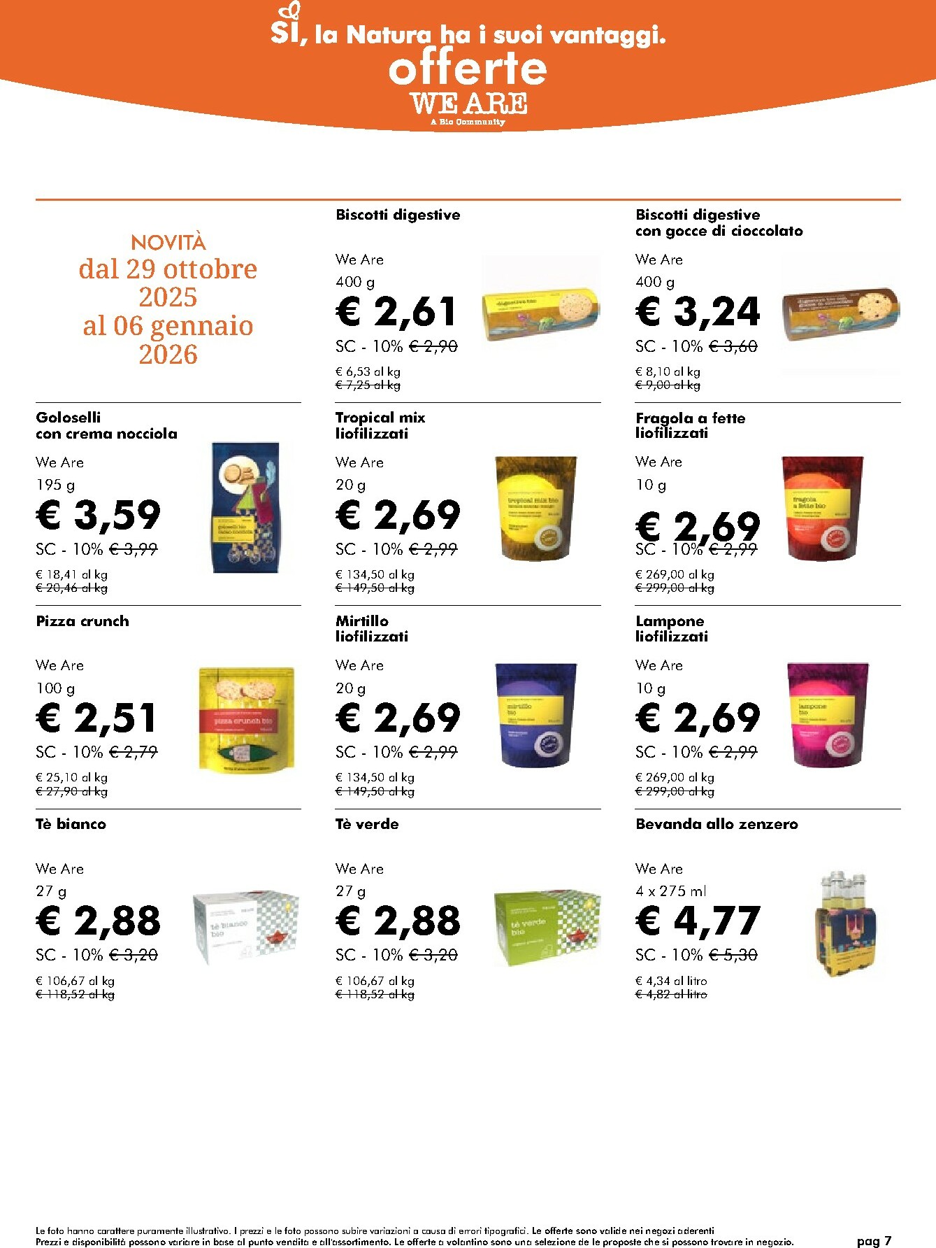 naturasi - Volantino NaturaSì valido dal 03/12 al 07/01 - page: 7