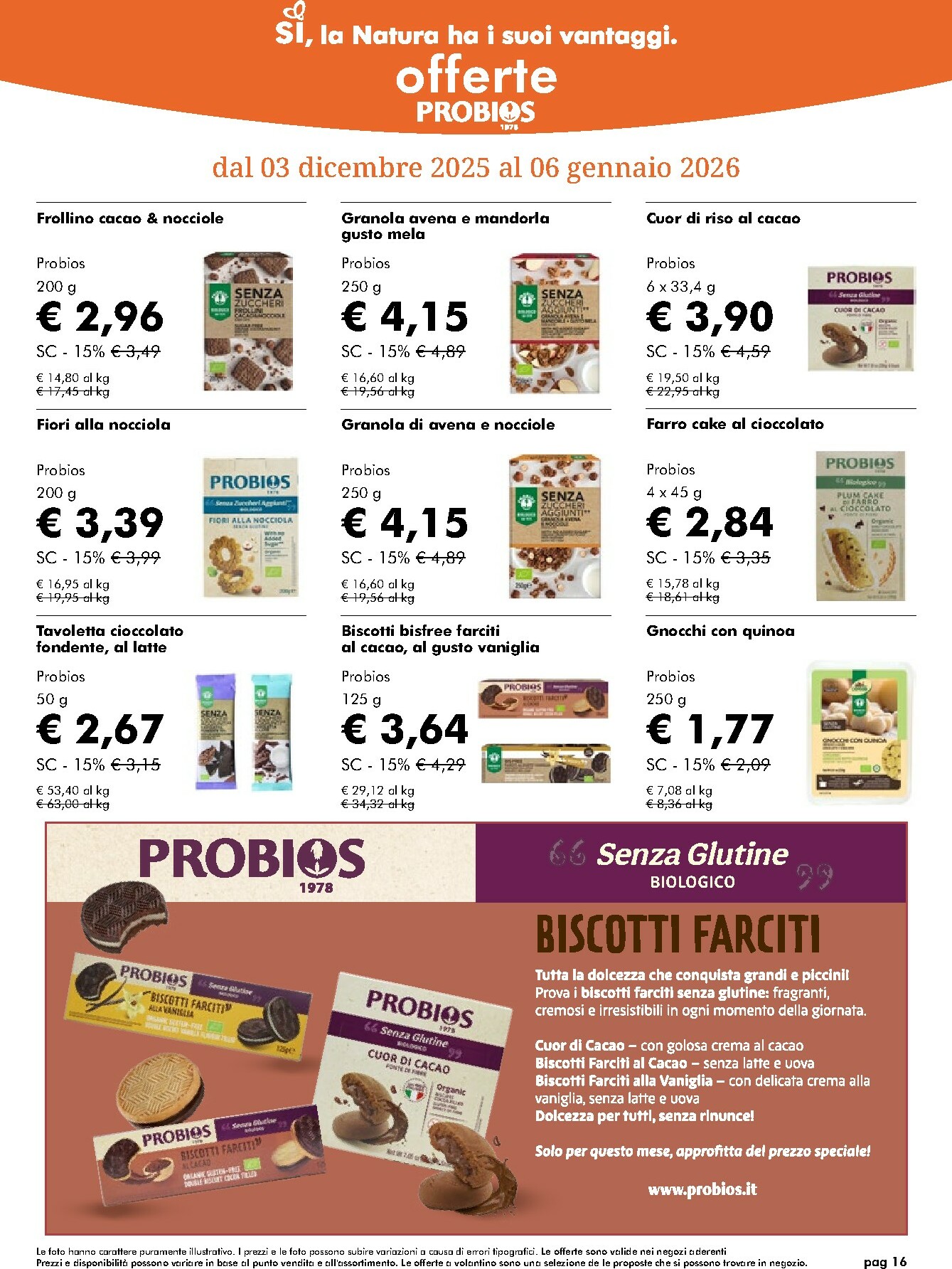 naturasi - Volantino NaturaSì valido dal 03/12 al 07/01 - page: 16