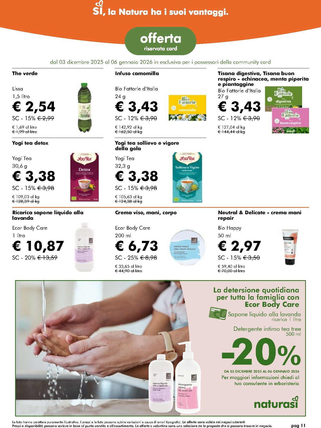 naturasi - Volantino NaturaSì valido dal 03/12 al 07/01 - page: 11