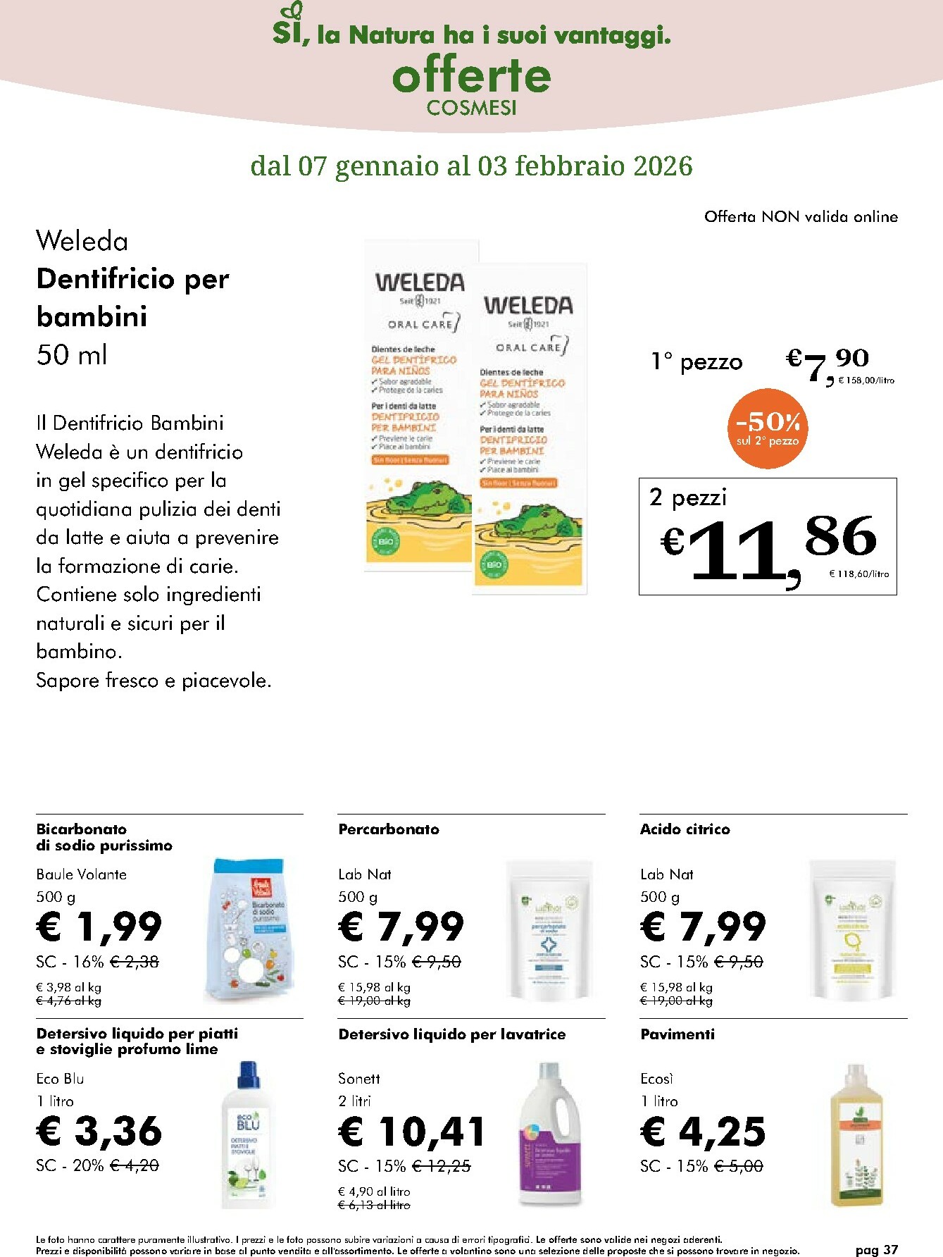 naturasi - Volantino NaturaSì valido dal 07/01 al 03/02 - page: 37