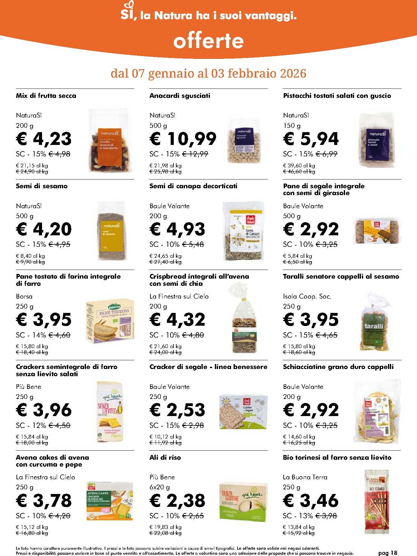 naturasi - Volantino NaturaSì valido dal 07/01 al 03/02 - page: 18