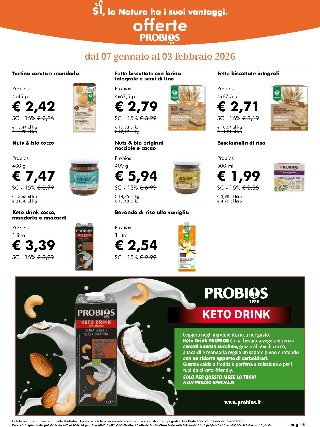 naturasi - Volantino NaturaSì valido dal 07/01 al 03/02 - page: 15
