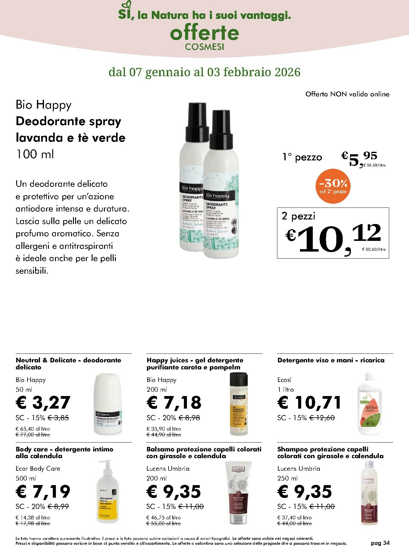 naturasi - Volantino NaturaSì valido dal 07/01 al 03/02 - page: 34