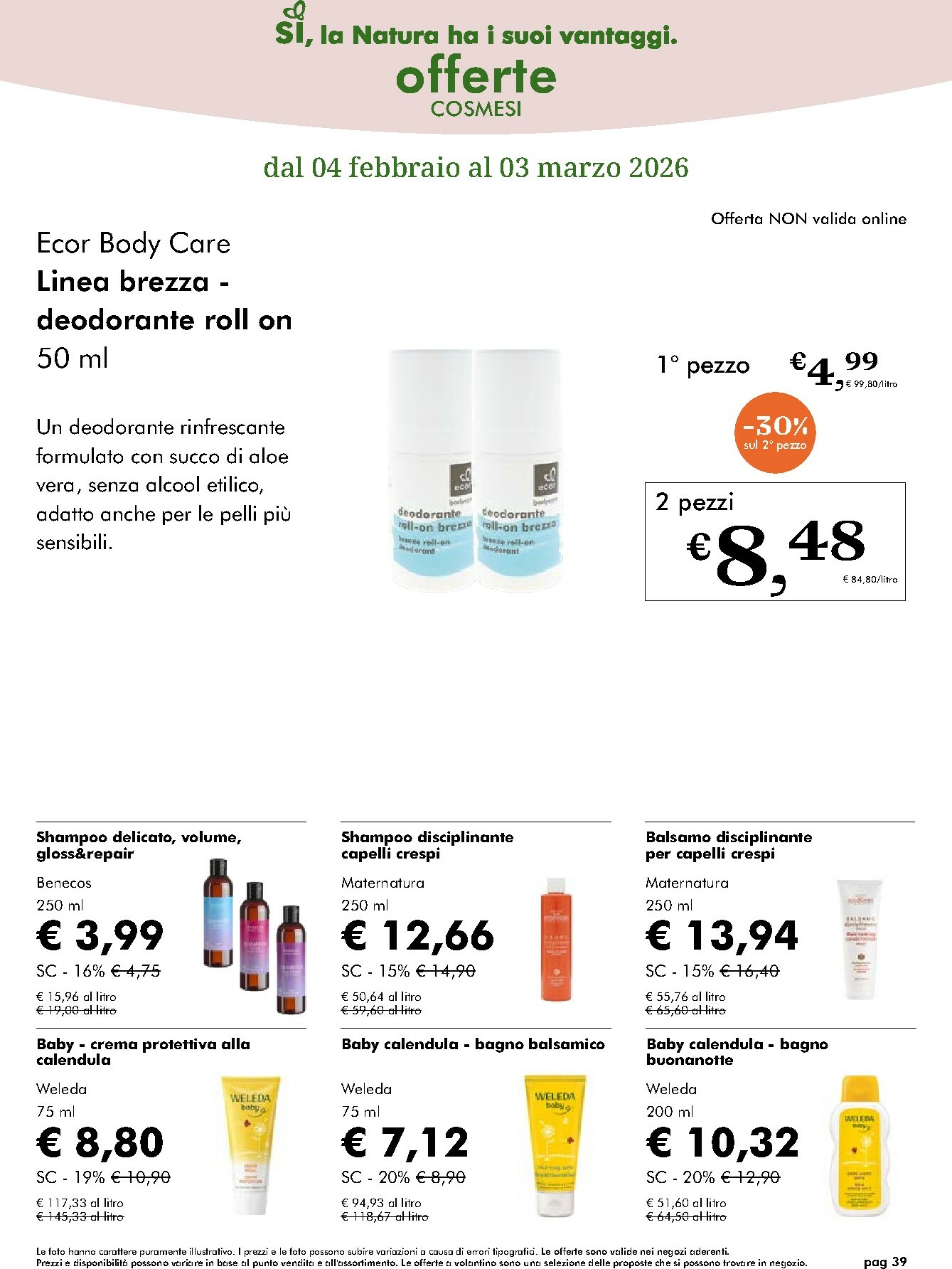 naturasi - Volantino NaturaSì valido dal 04/02/2026 al 03/03/2026 - page: 39
