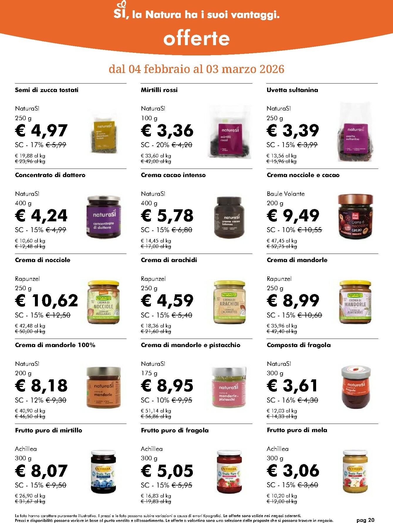 naturasi - Volantino NaturaSì valido dal 04/02/2026 al 03/03/2026 - page: 20