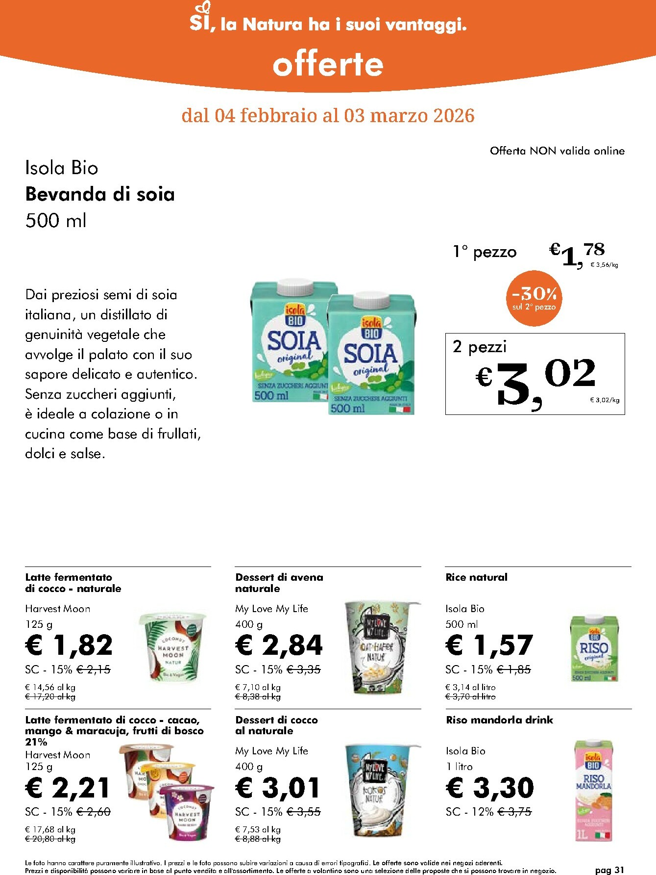 naturasi - Volantino NaturaSì valido dal 04/02/2026 al 03/03/2026 - page: 31