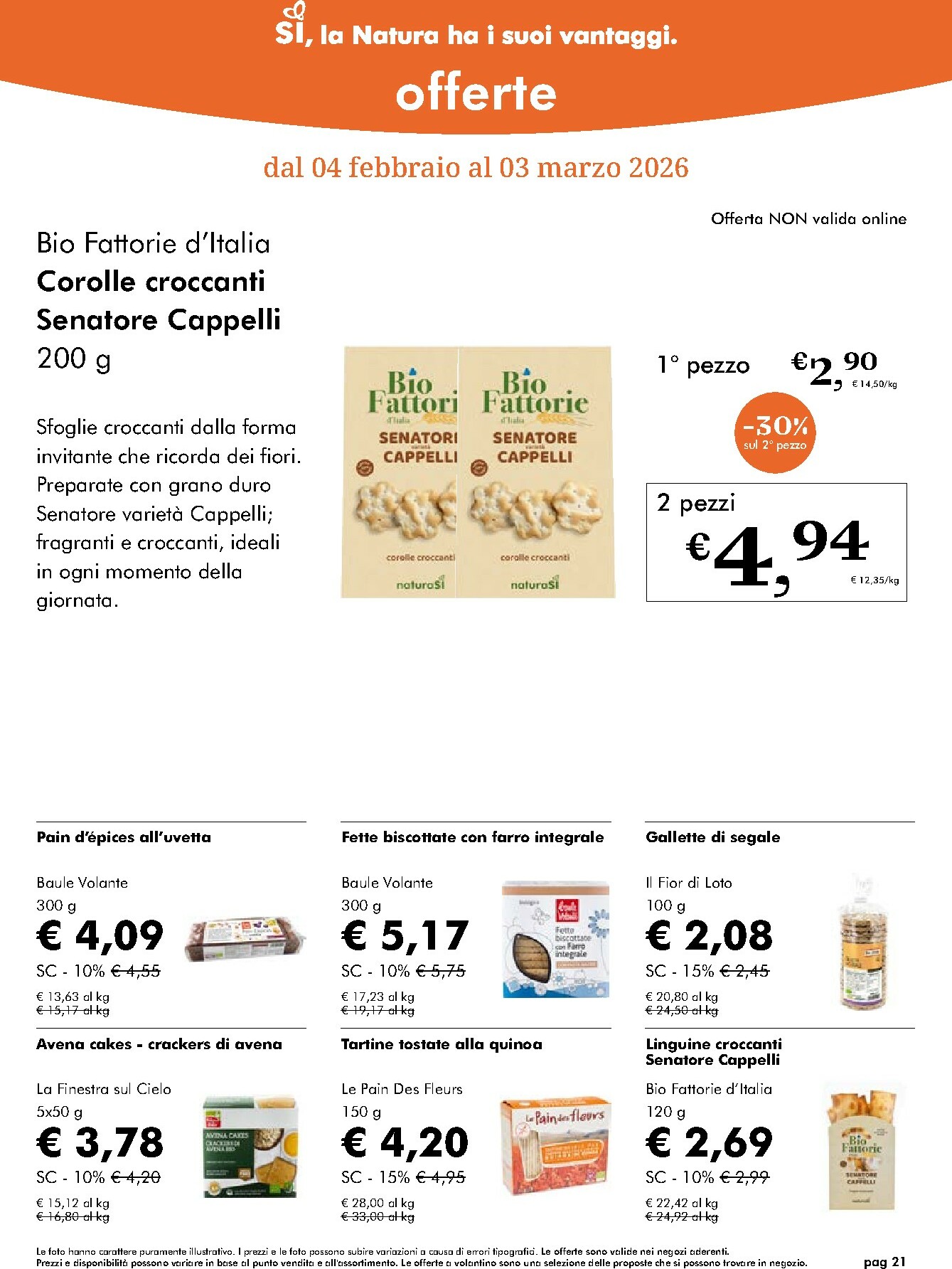 naturasi - Volantino NaturaSì valido dal 04/02/2026 al 03/03/2026 - page: 21