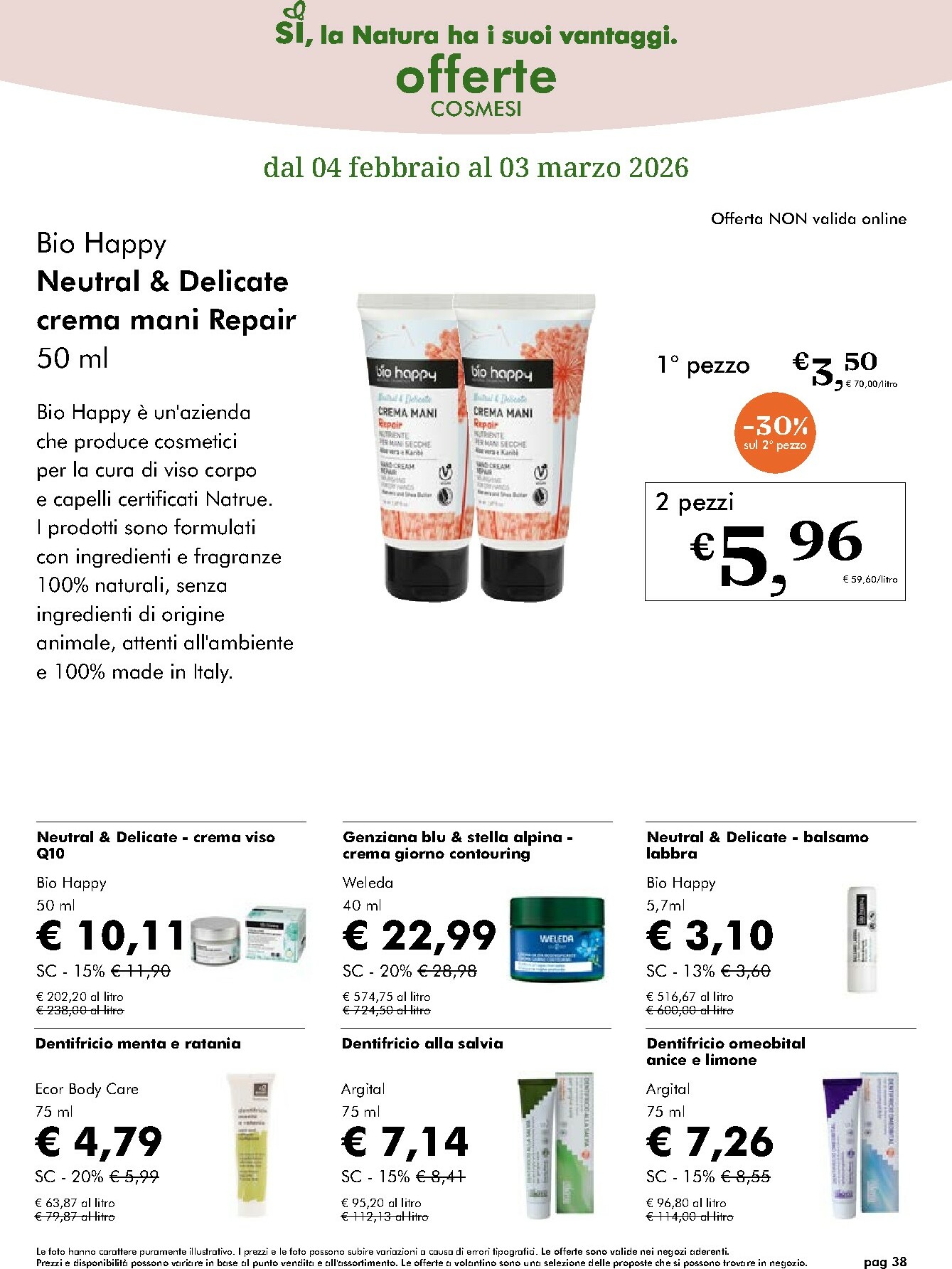 naturasi - Volantino NaturaSì valido dal 04/02/2026 al 03/03/2026 - page: 38