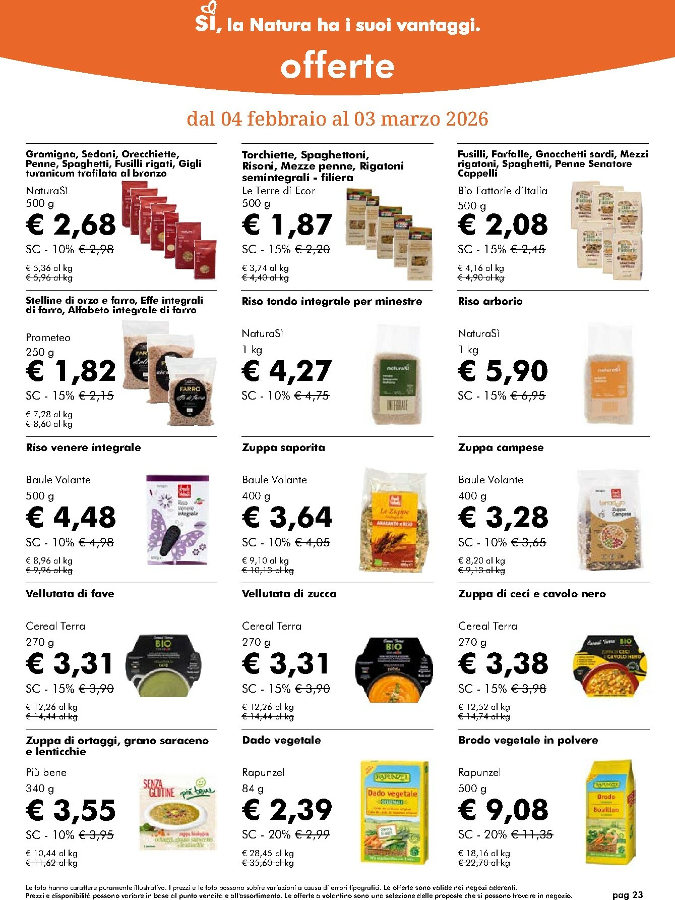 naturasi - Volantino NaturaSì valido dal 04/02/2026 al 03/03/2026 - page: 23