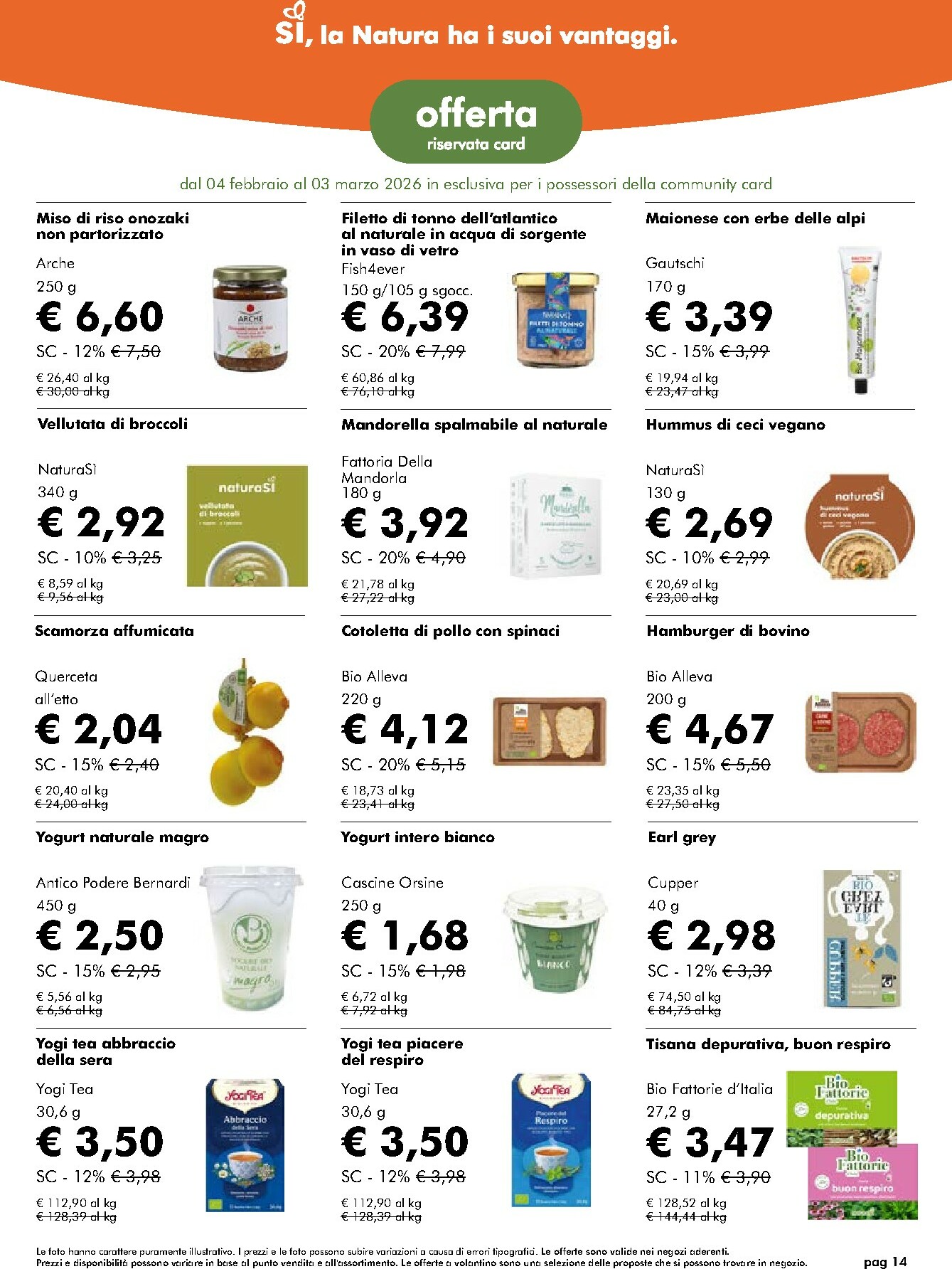 naturasi - Volantino NaturaSì valido dal 04/02/2026 al 03/03/2026 - page: 14