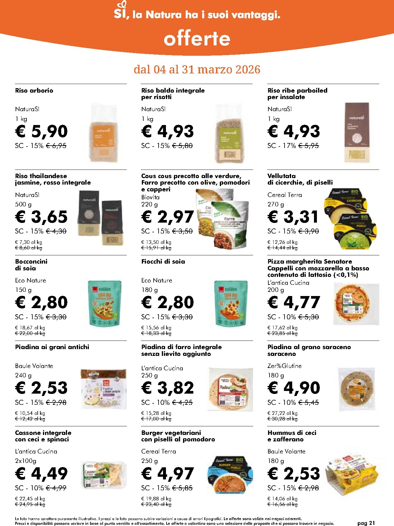 naturasi - Volantino NaturaSì valido dal 04/03/2026 al 31/03/2026 - page: 18