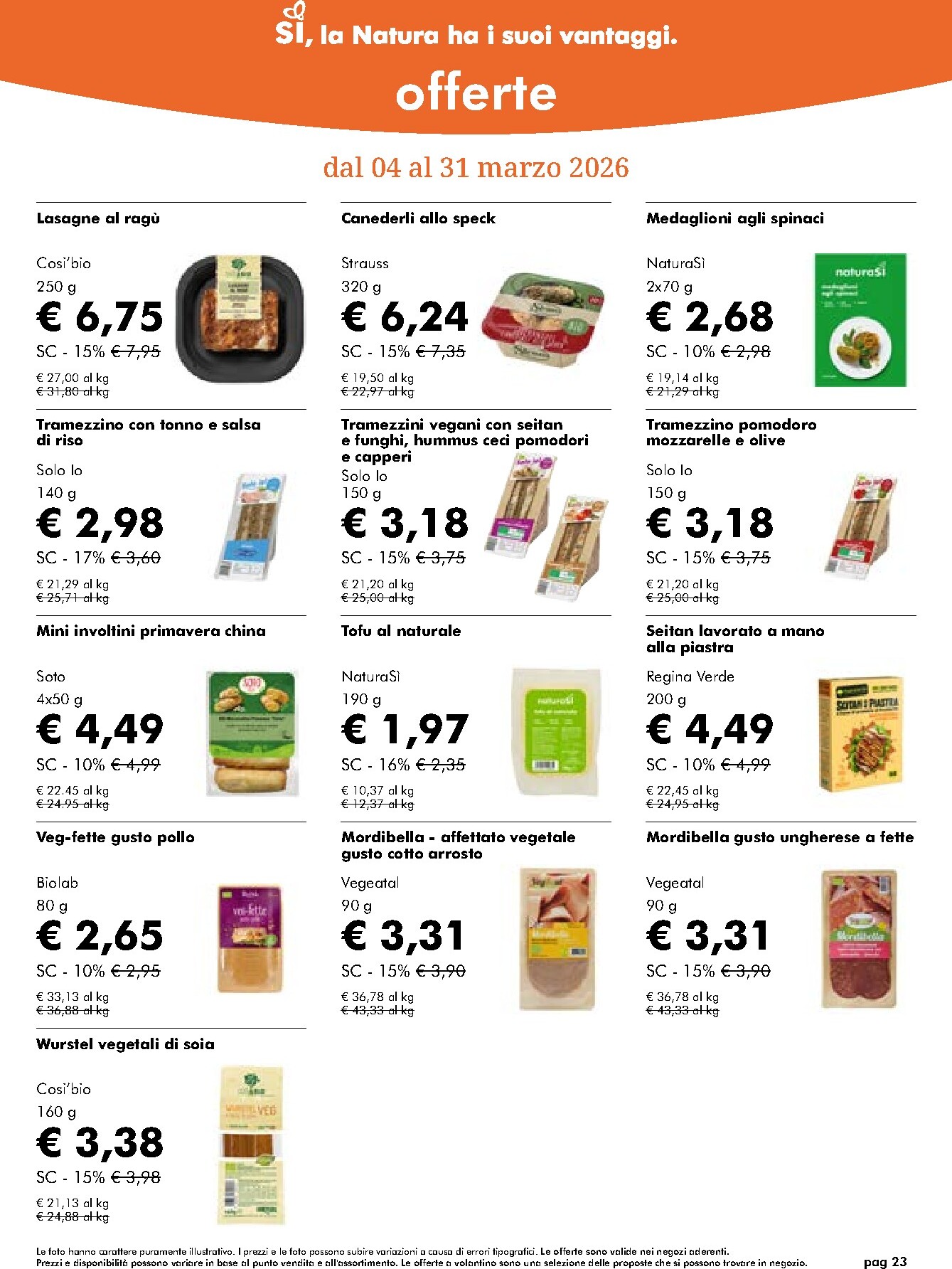 naturasi - Volantino NaturaSì valido dal 04/03/2026 al 31/03/2026 - page: 20