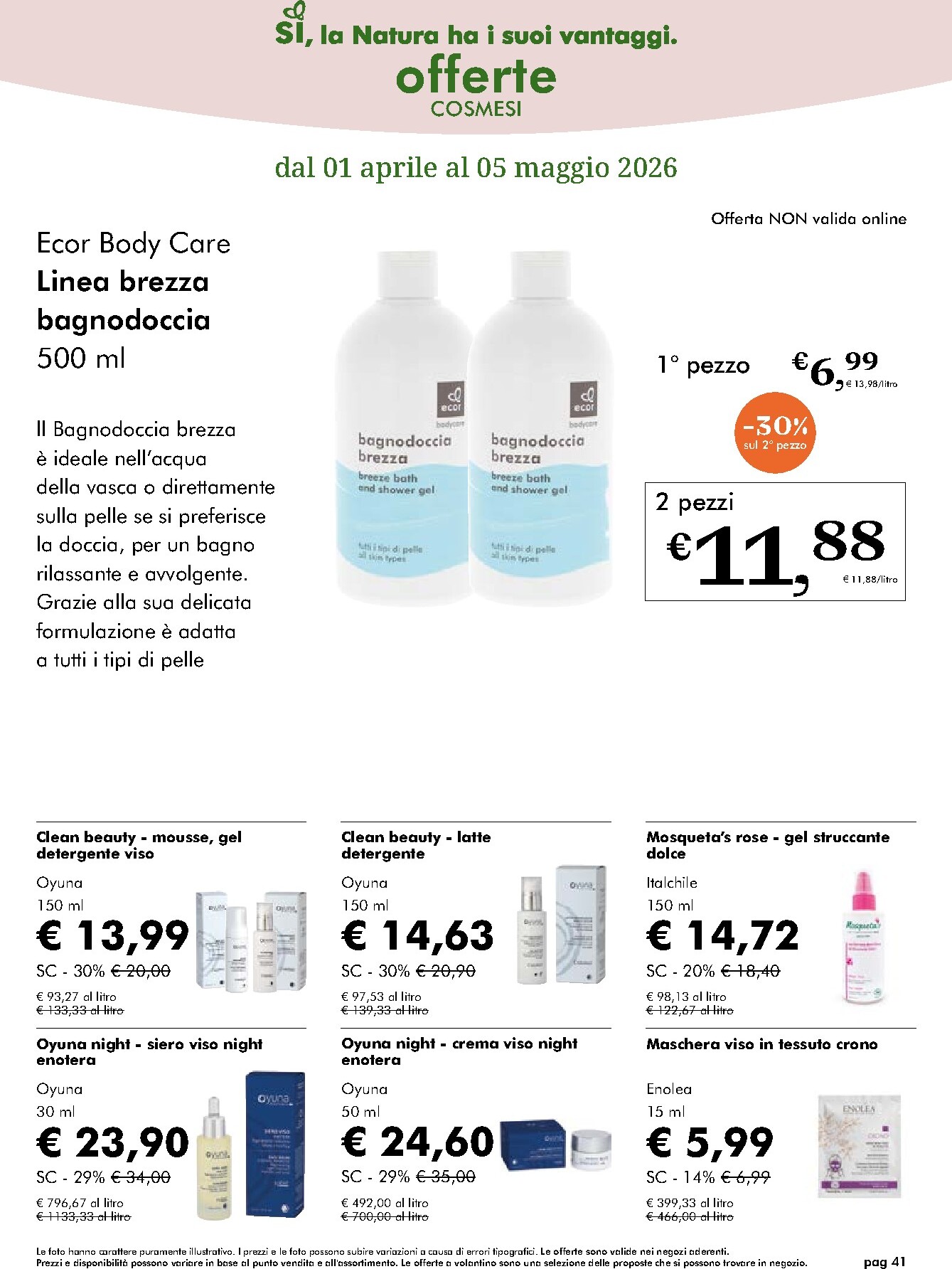 naturasi - Volantino NaturaSì valido dal 01/04/2026 al 05/05/2026 - page: 41