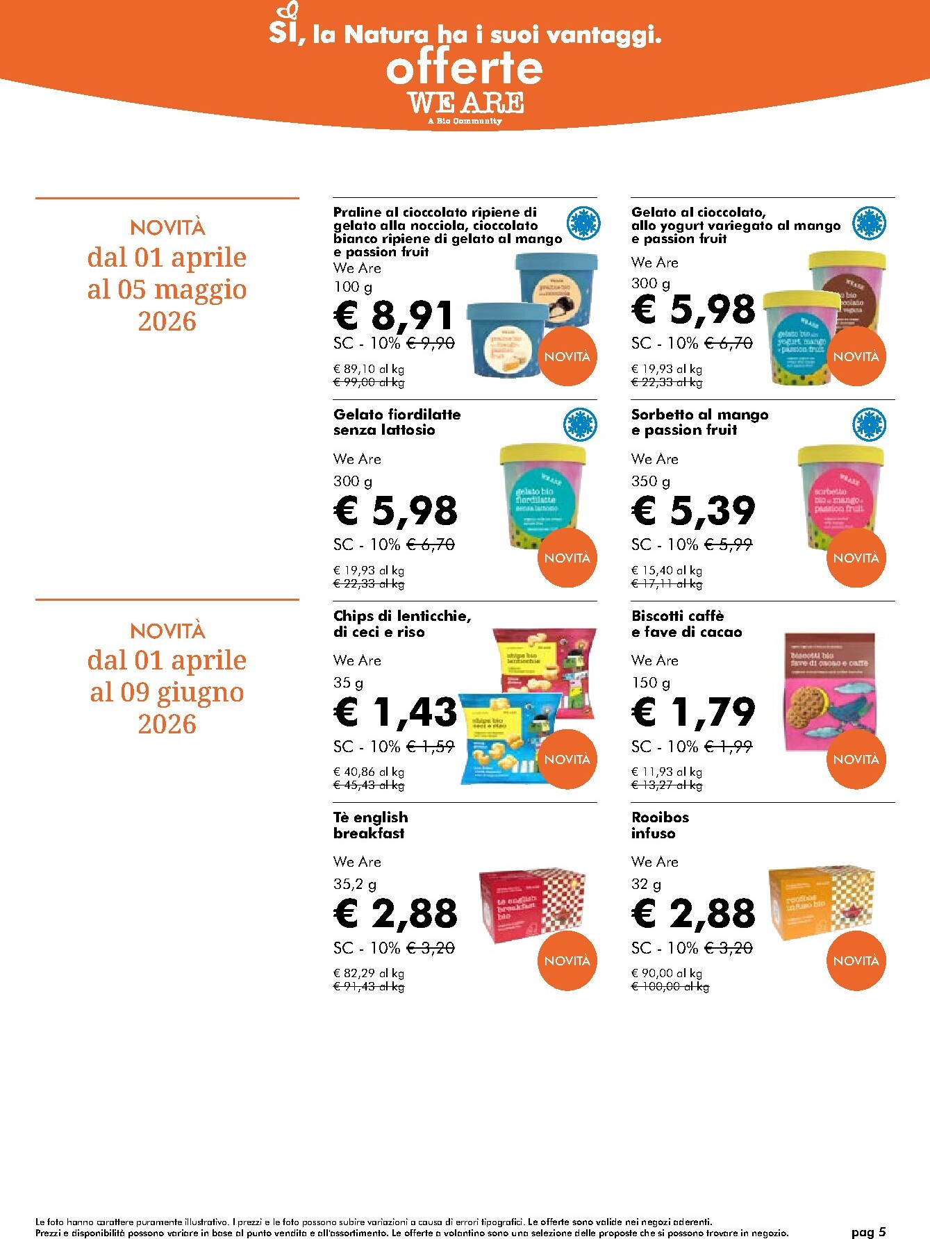 naturasi - Volantino NaturaSì valido dal 01/04/2026 al 05/05/2026 - page: 5