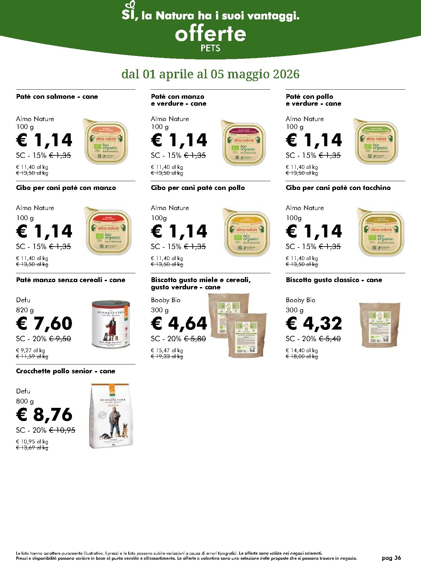 naturasi - Volantino NaturaSì valido dal 01/04/2026 al 05/05/2026 - page: 36