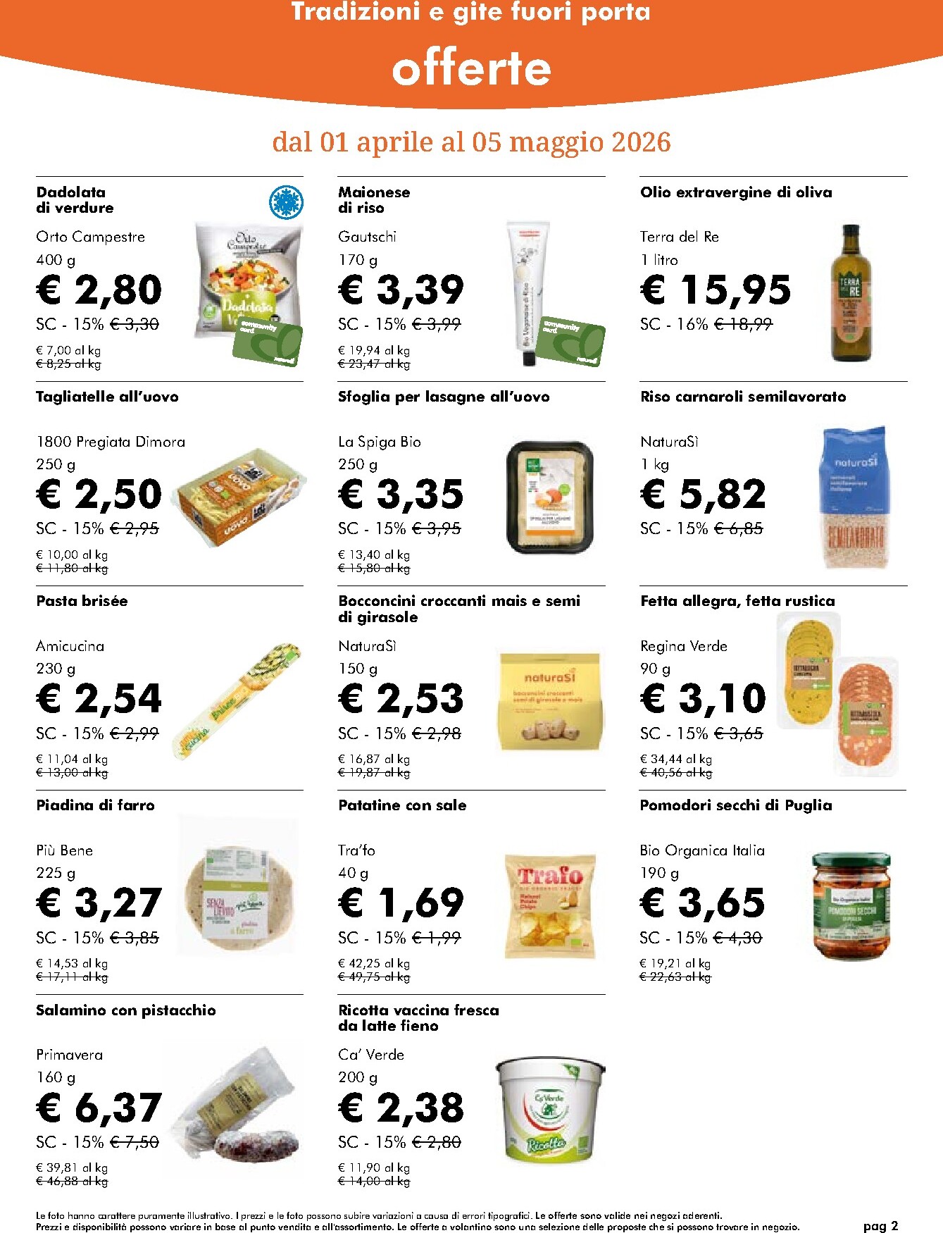 naturasi - Volantino NaturaSì valido dal 01/04/2026 al 05/05/2026 - page: 2