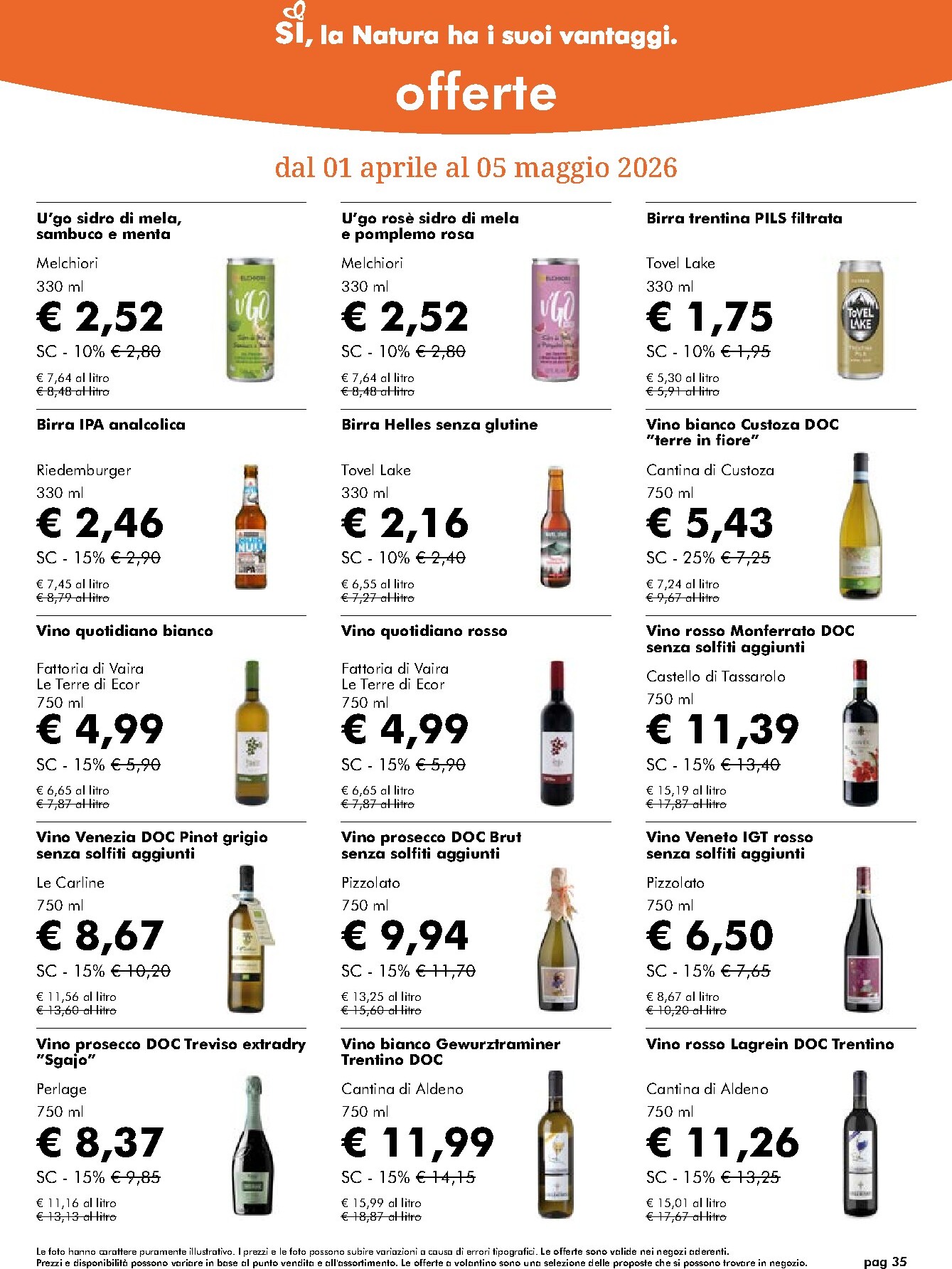 naturasi - Volantino NaturaSì valido dal 01/04/2026 al 05/05/2026 - page: 35
