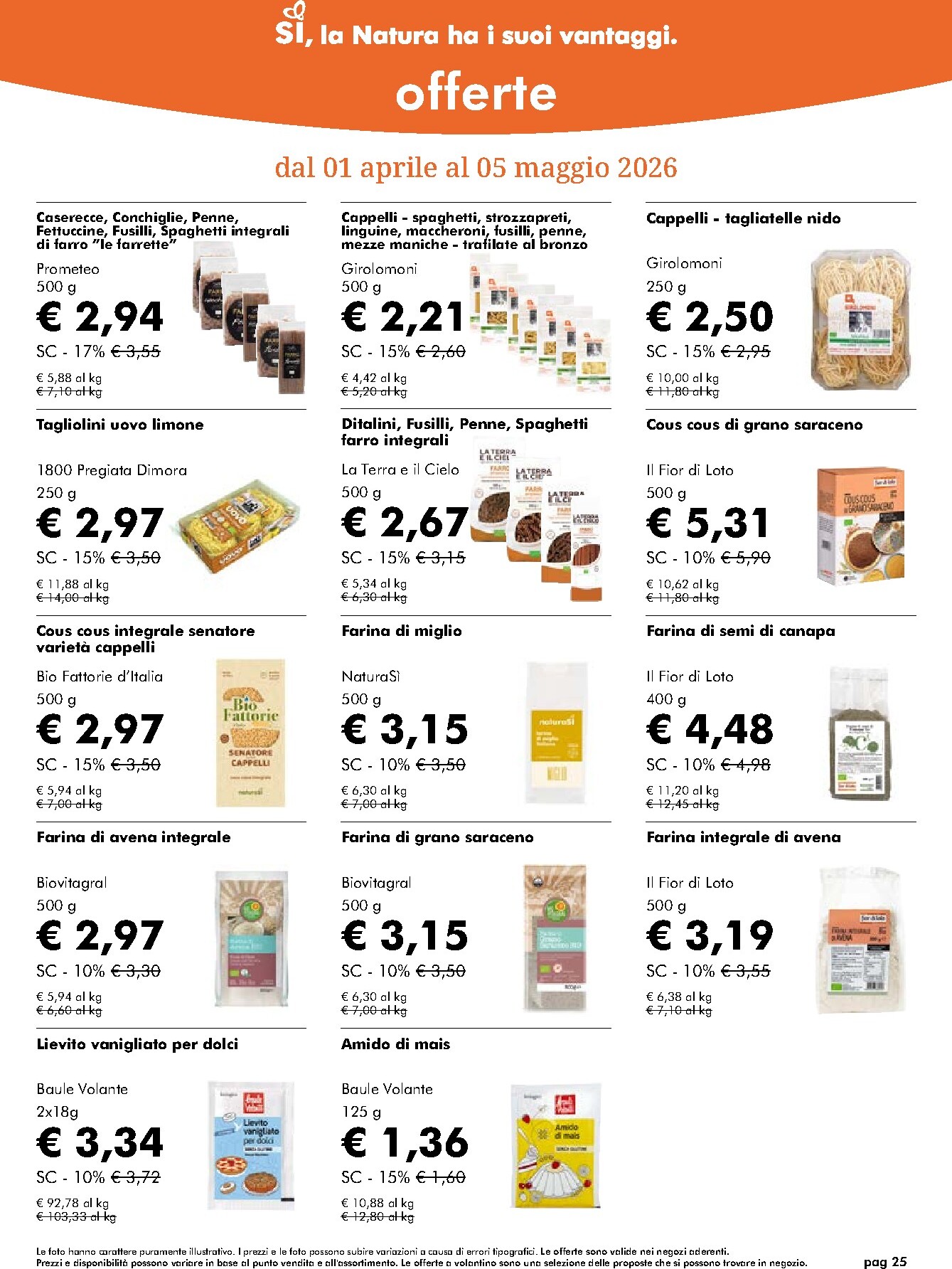 naturasi - Volantino NaturaSì valido dal 01/04/2026 al 05/05/2026 - page: 25