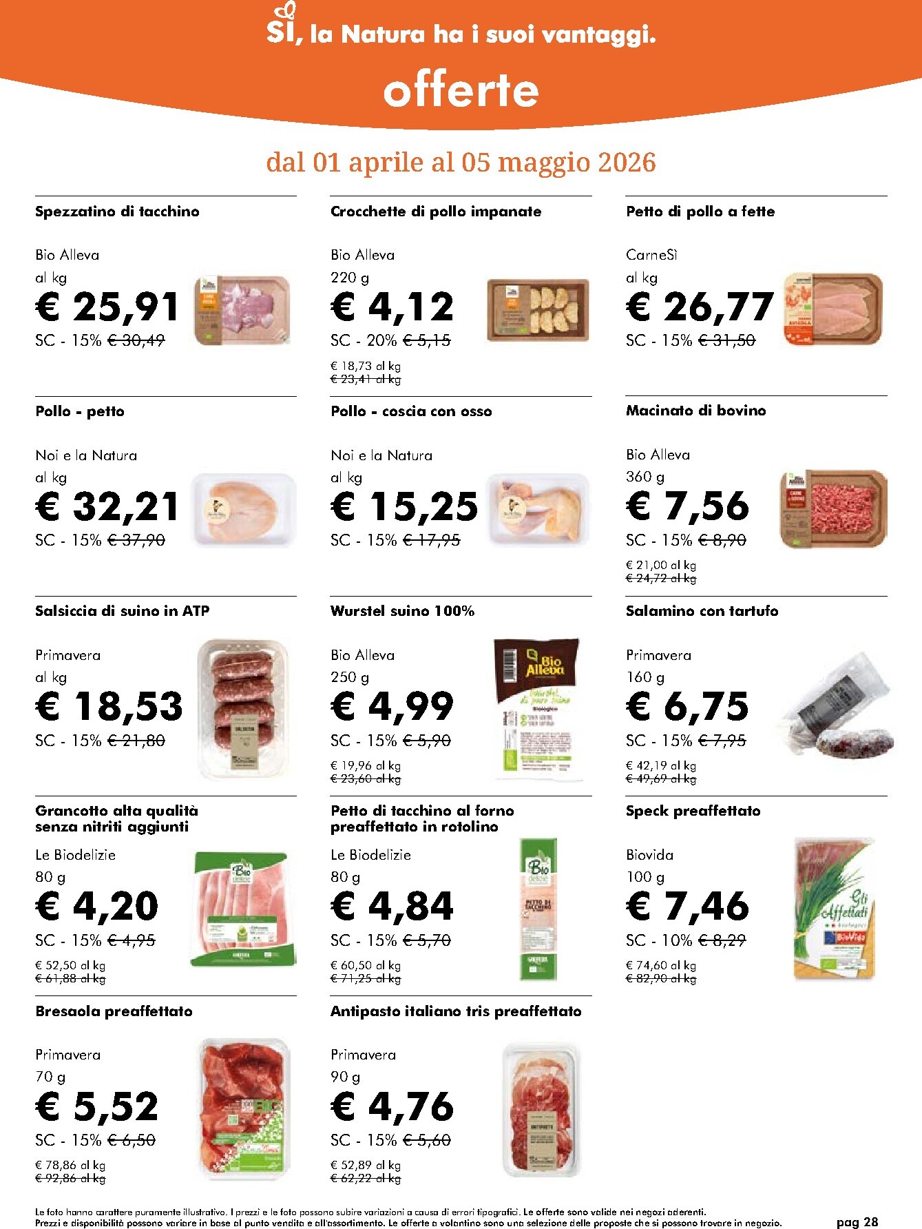 naturasi - Volantino NaturaSì valido dal 01/04/2026 al 05/05/2026 - page: 28