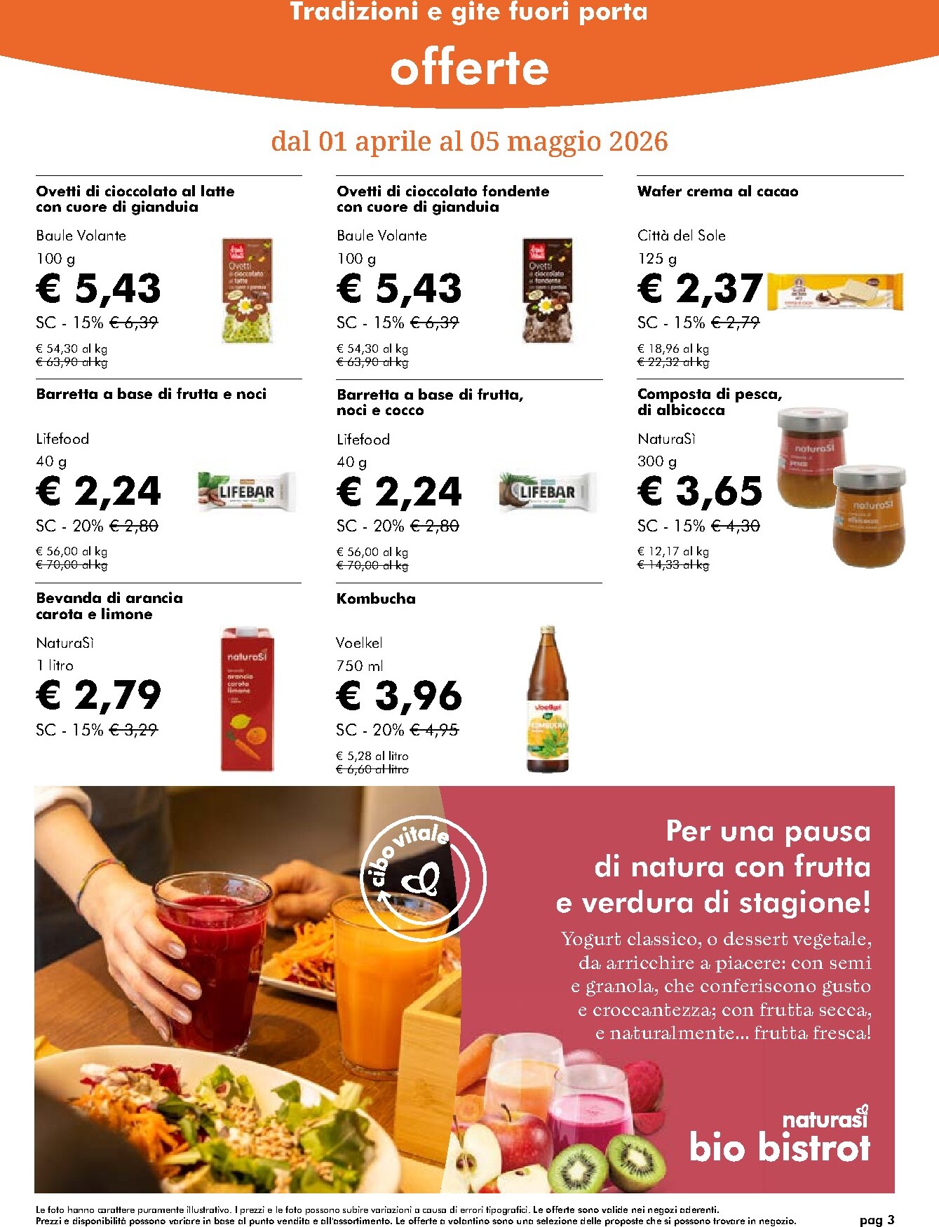 naturasi - Volantino NaturaSì valido dal 01/04/2026 al 05/05/2026 - page: 3