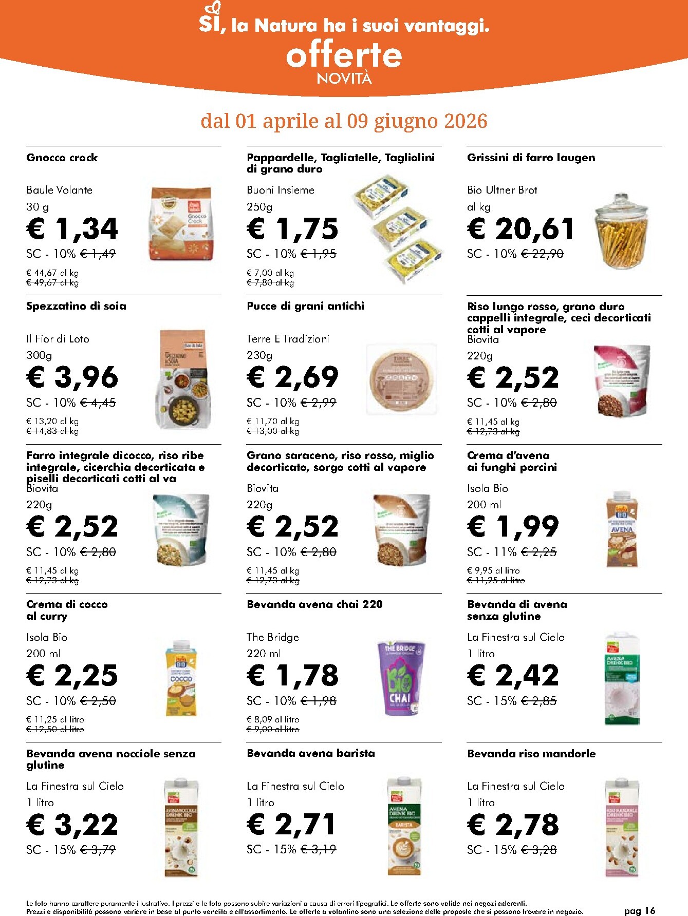 naturasi - Volantino NaturaSì valido dal 01/04/2026 al 05/05/2026 - page: 16