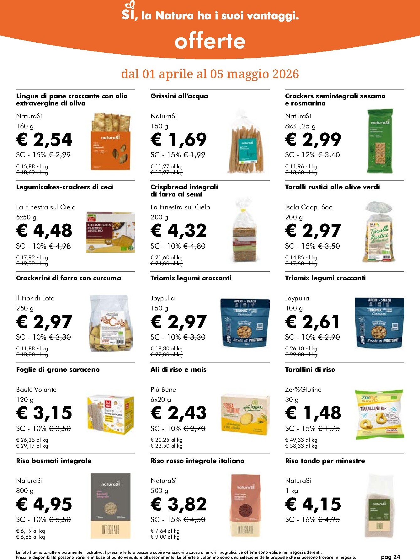 naturasi - Volantino NaturaSì valido dal 01/04/2026 al 05/05/2026 - page: 24