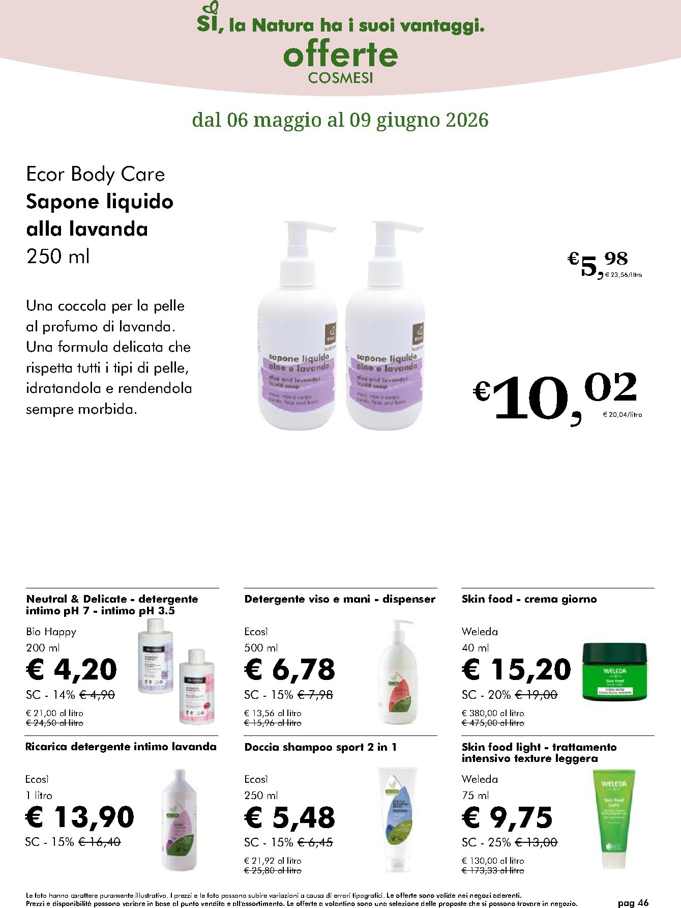 naturasi - Volantino attuale di NaturaSì valido dal mercoledì 06/05/2026 al martedì 09/06/2026 - page: 46