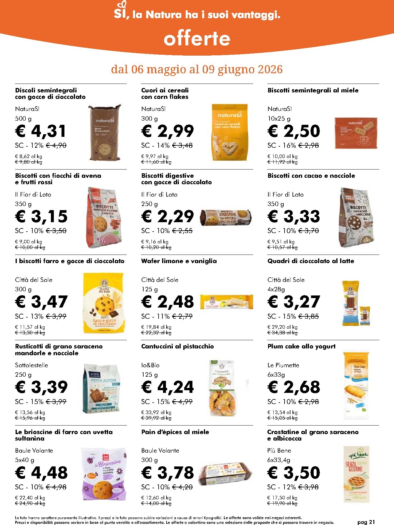 naturasi - Volantino attuale di NaturaSì valido dal mercoledì 06/05/2026 al martedì 09/06/2026 - page: 21