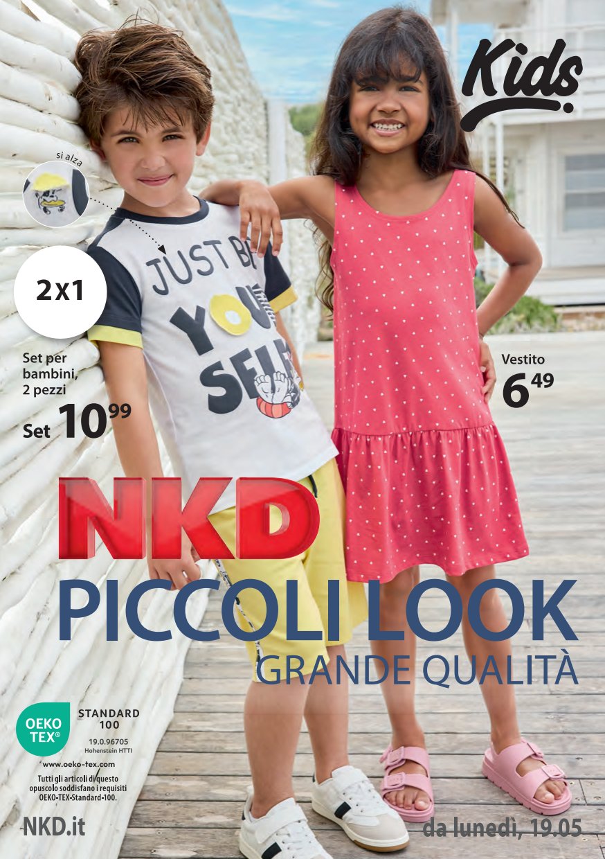 nkd - Volantino NKD - Piccoli Look valido dal 19/05 al 01/06 - page: 1