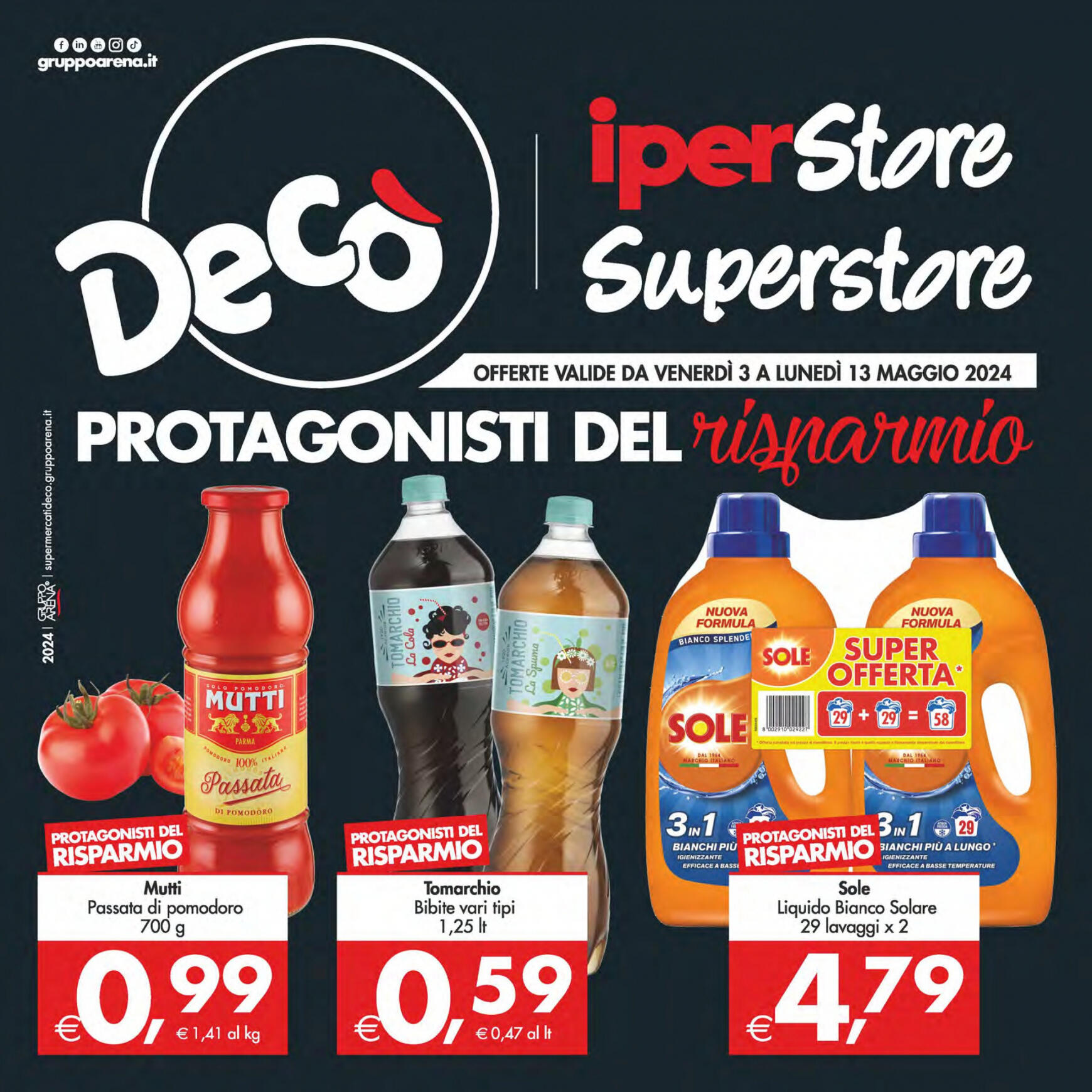 deco - Nuovo volantino Decò - Iperstore/Superstore Deco' 03.05. - 13.05.
