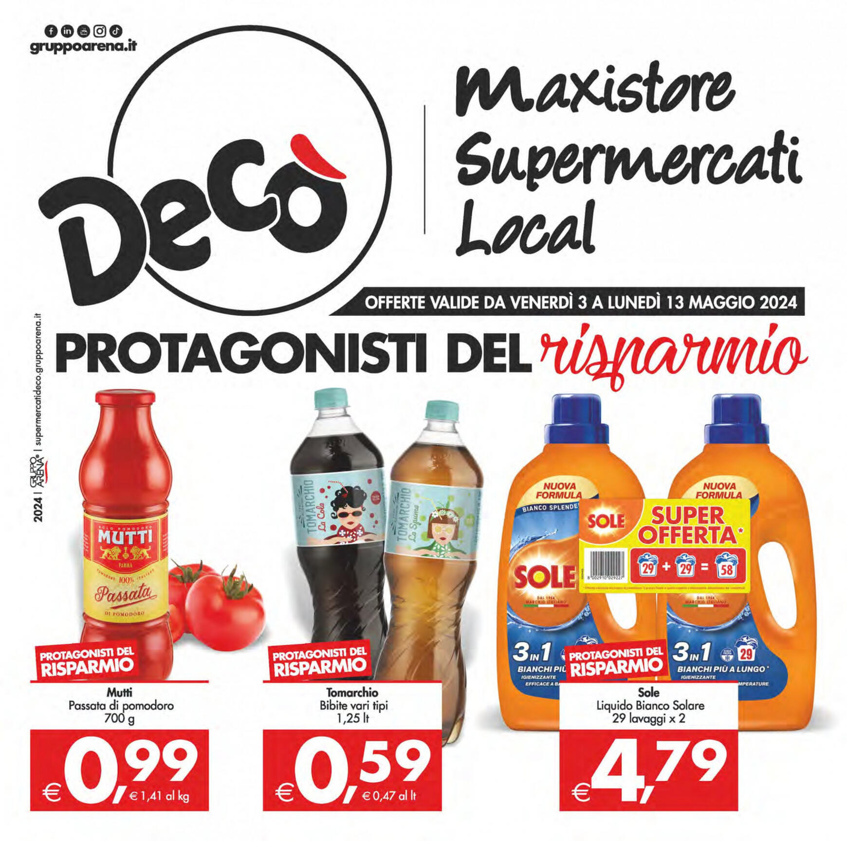 deco - Nuovo volantino Decò - Maxistore/Supermercati/Local 03.05. - 13.05.