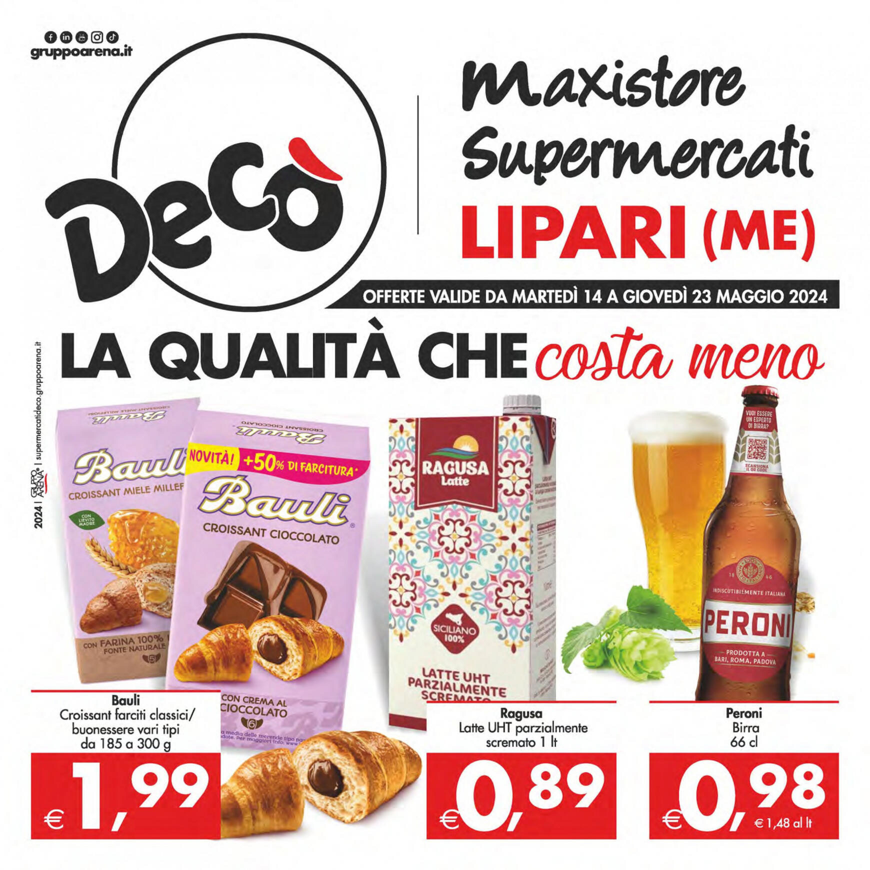 deco - Nuovo volantino Decò - Maxistore/Supermercati/Local Lipari 14.05. - 23.05.
