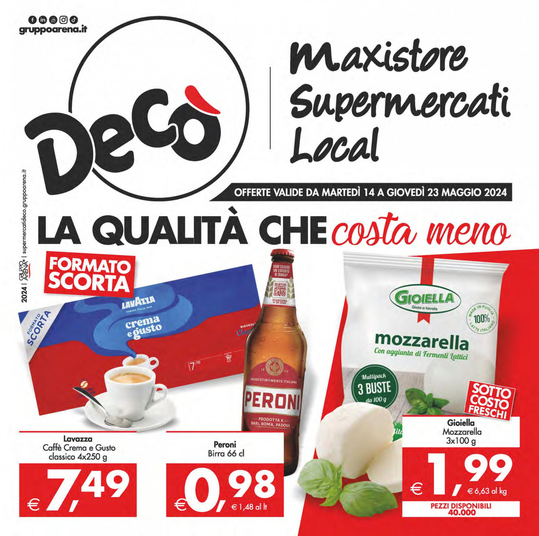 deco - Nuovo volantino Decò - Maxistore/Supermercati/Local 14.05. - 23.05.
