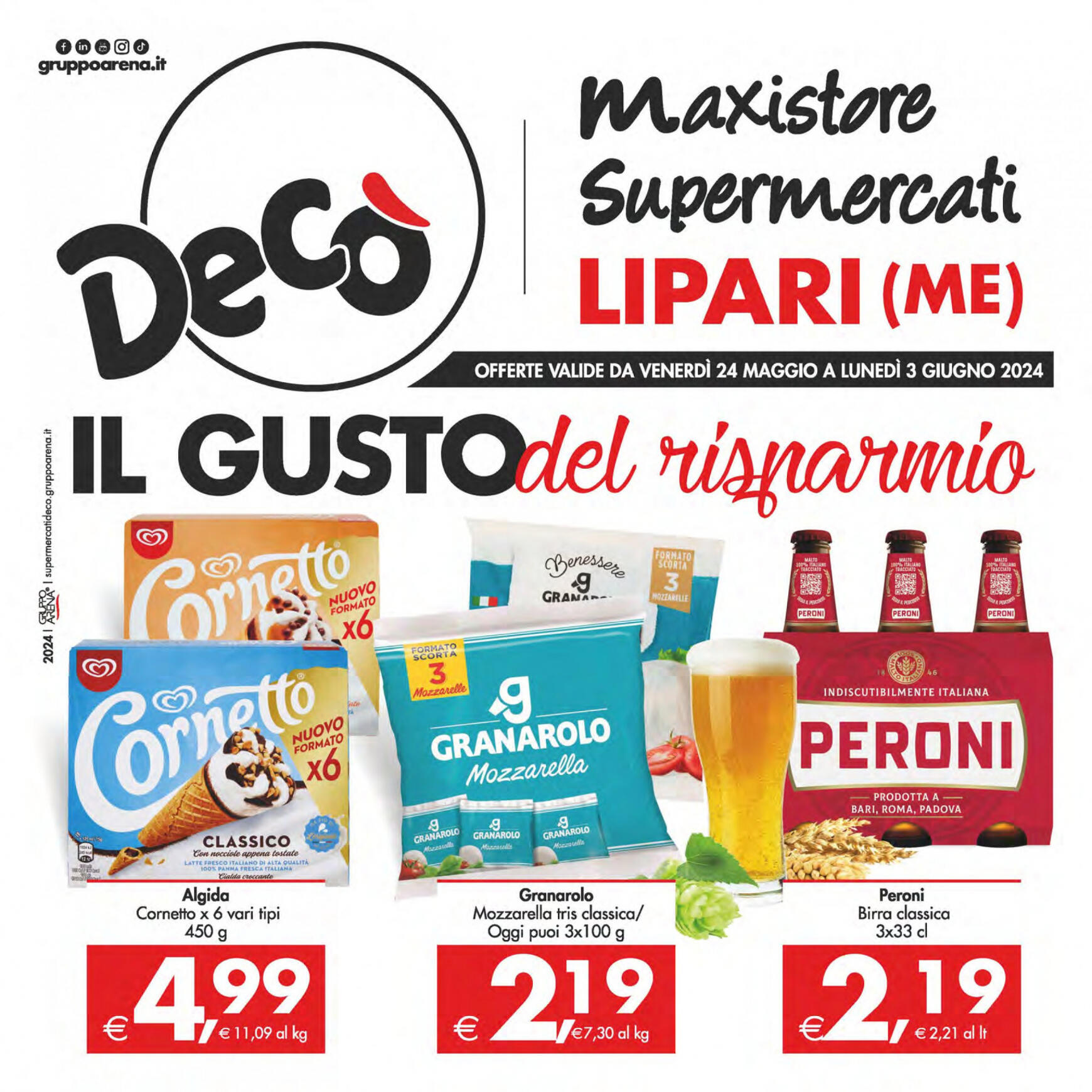 deco - Nuovo volantino Decò - Maxistore/Supermercati/Local Lipari 24.05. - 03.06.