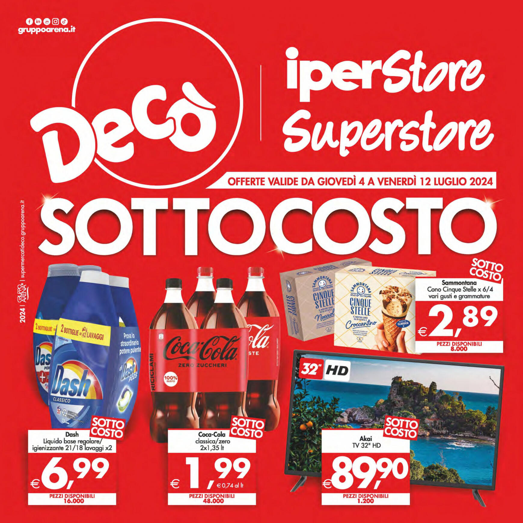 deco - Nuovo volantino Decò - Iperstore/Superstore 04.07. - 12.07. - page: 1