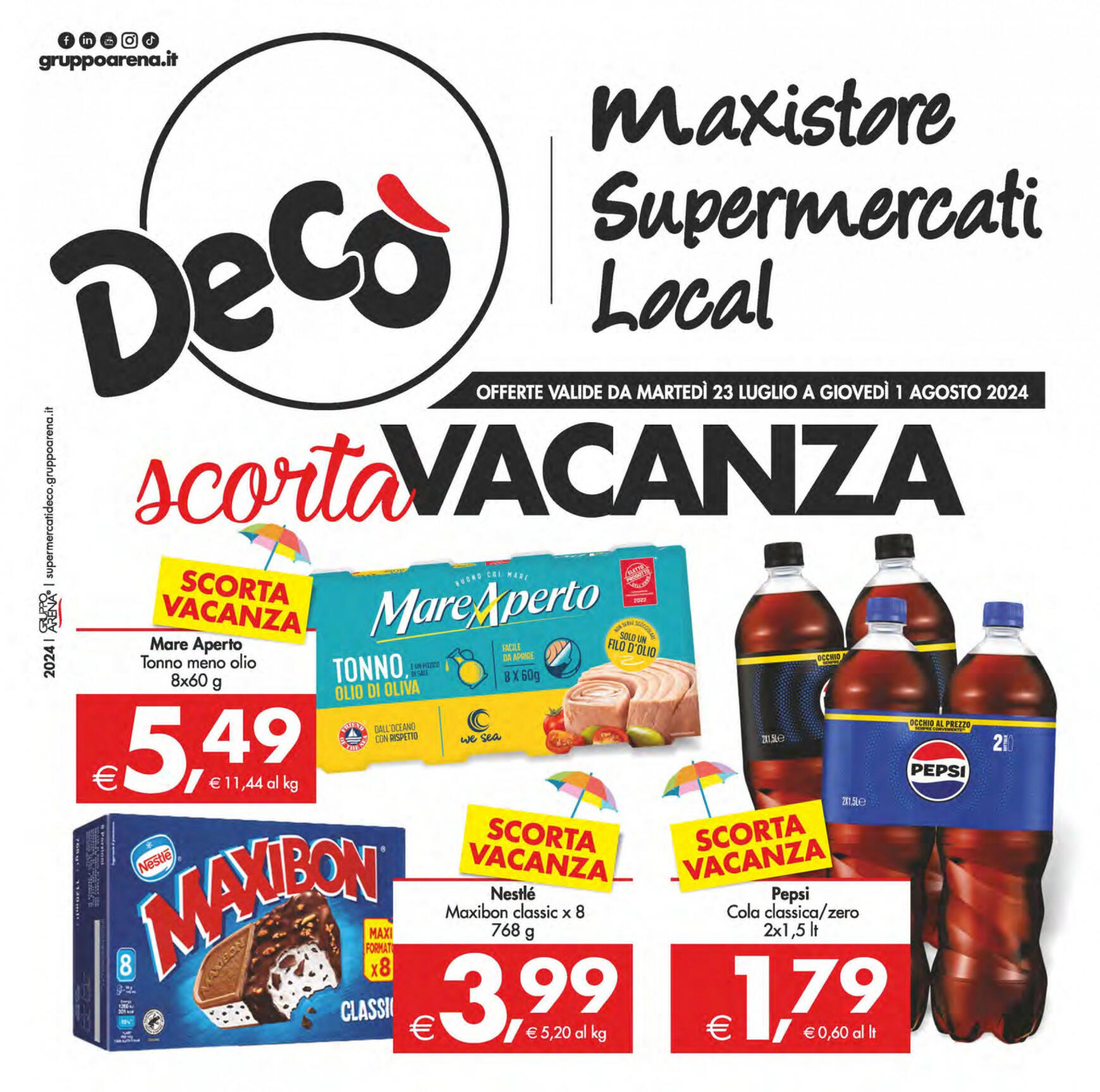 deco - Nuovo volantino Decò - Supermercati/Maxistore/Local 23.07. - 01.08.
