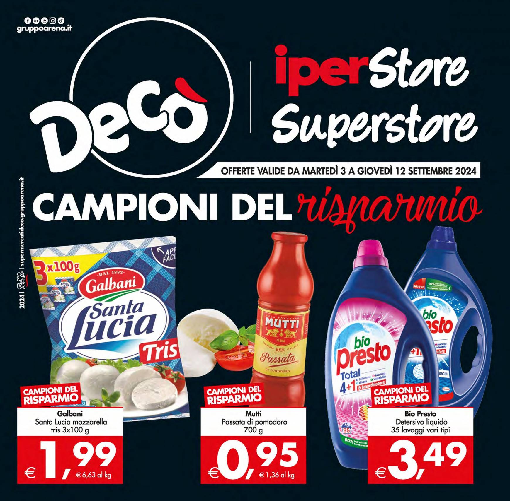 deco - Nuovo volantino Decò - Iperstore/Superstore 03.09. - 12.09.