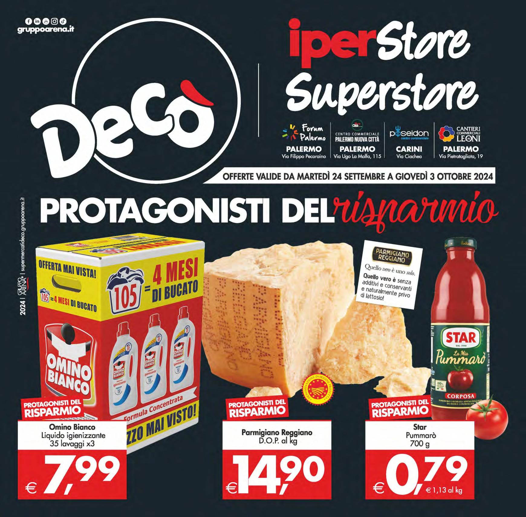 deco - Nuovo volantino Decò - Iperstore/Superstore Palermo 24.09. - 03.10.