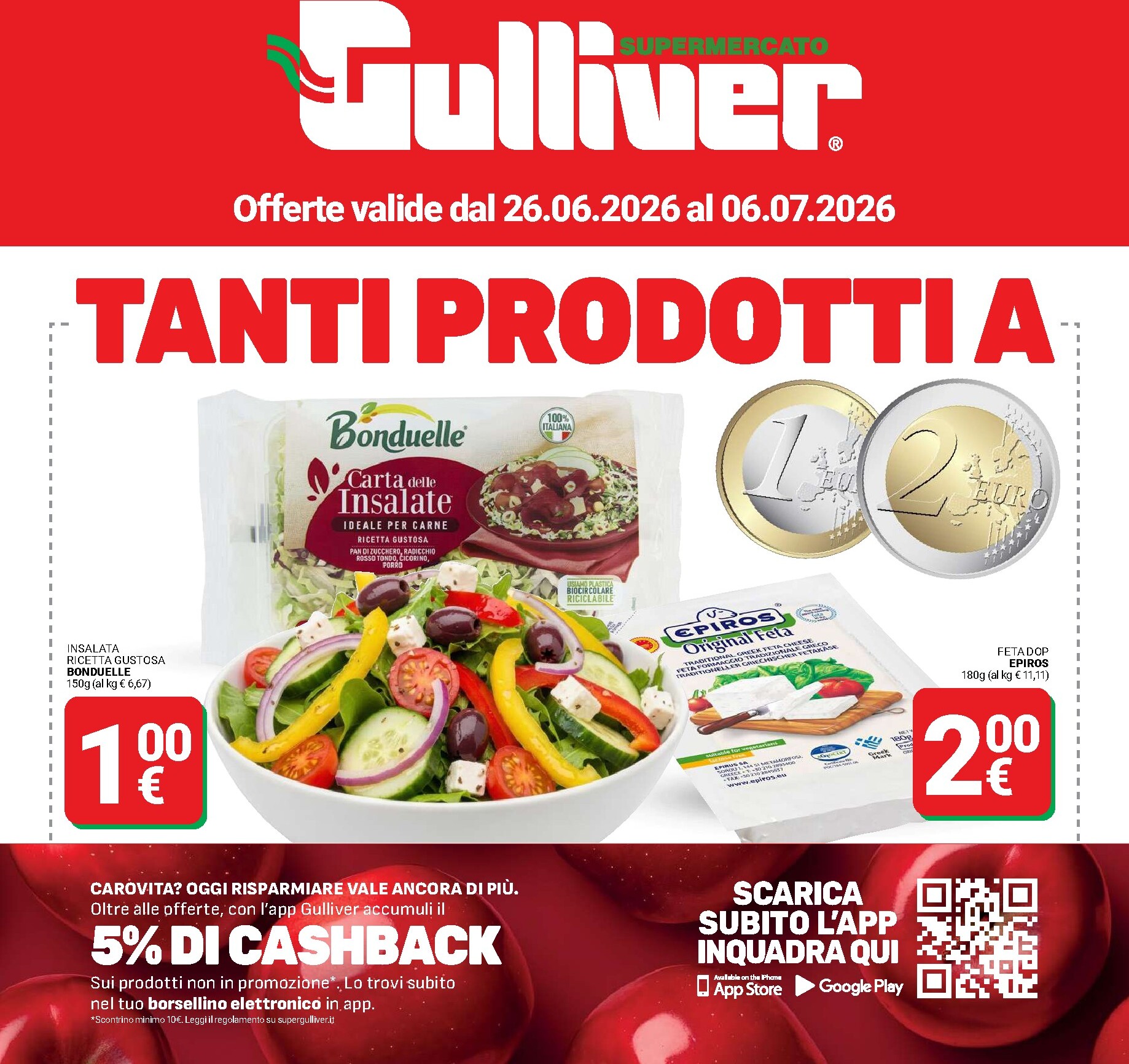 gulliver - Volantino attuale di Gulliver valido dal venerdì 26/06/2026 al lunedì 06/07/2026 - page: 1