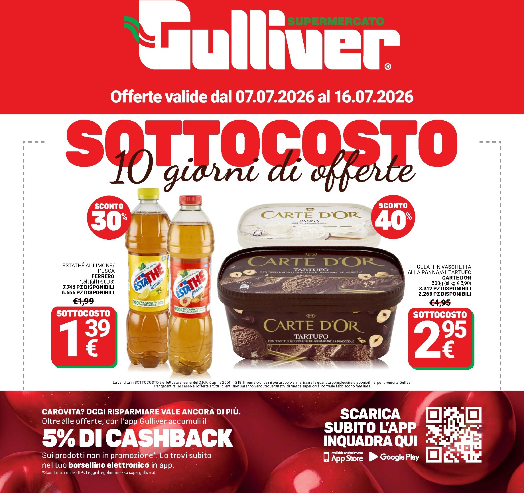 gulliver - Volantino attuale di Gulliver valido dal martedì 07/07/2026 al giovedì 16/07/2026 - page: 1