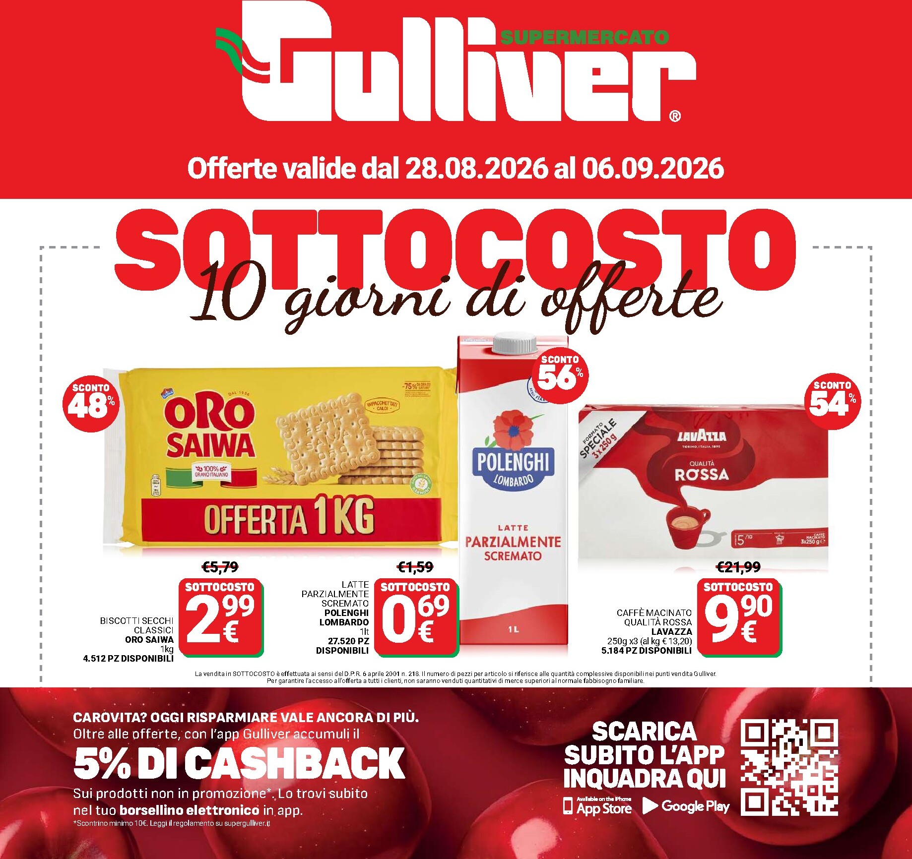 gulliver - Volantino attuale di Gulliver valido dal venerdì 28/08/2026 al domenica 06/09/2026
