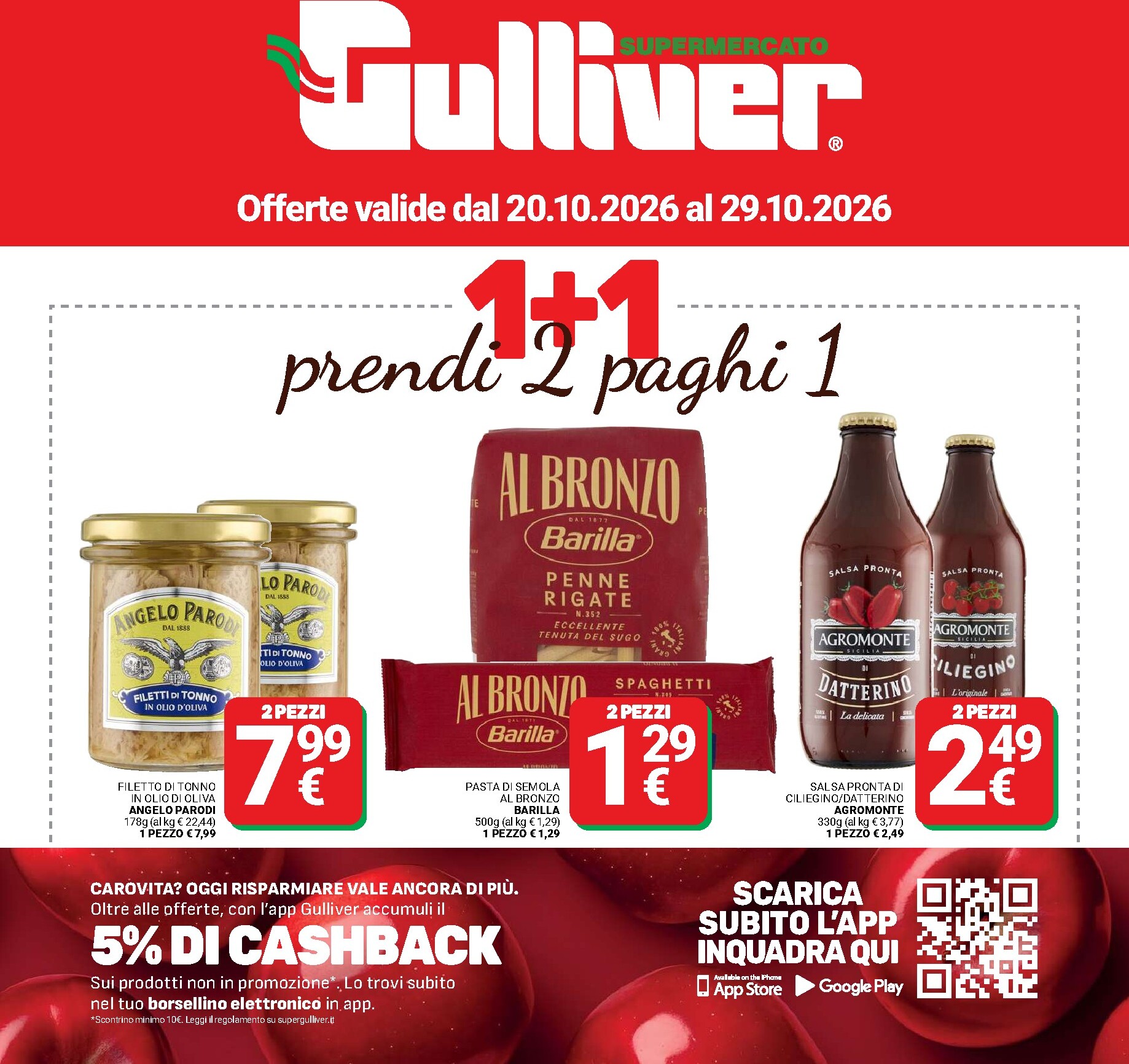 gulliver - Volantino attuale di Gulliver valido dal martedì 20/10/2026 al giovedì 29/10/2026