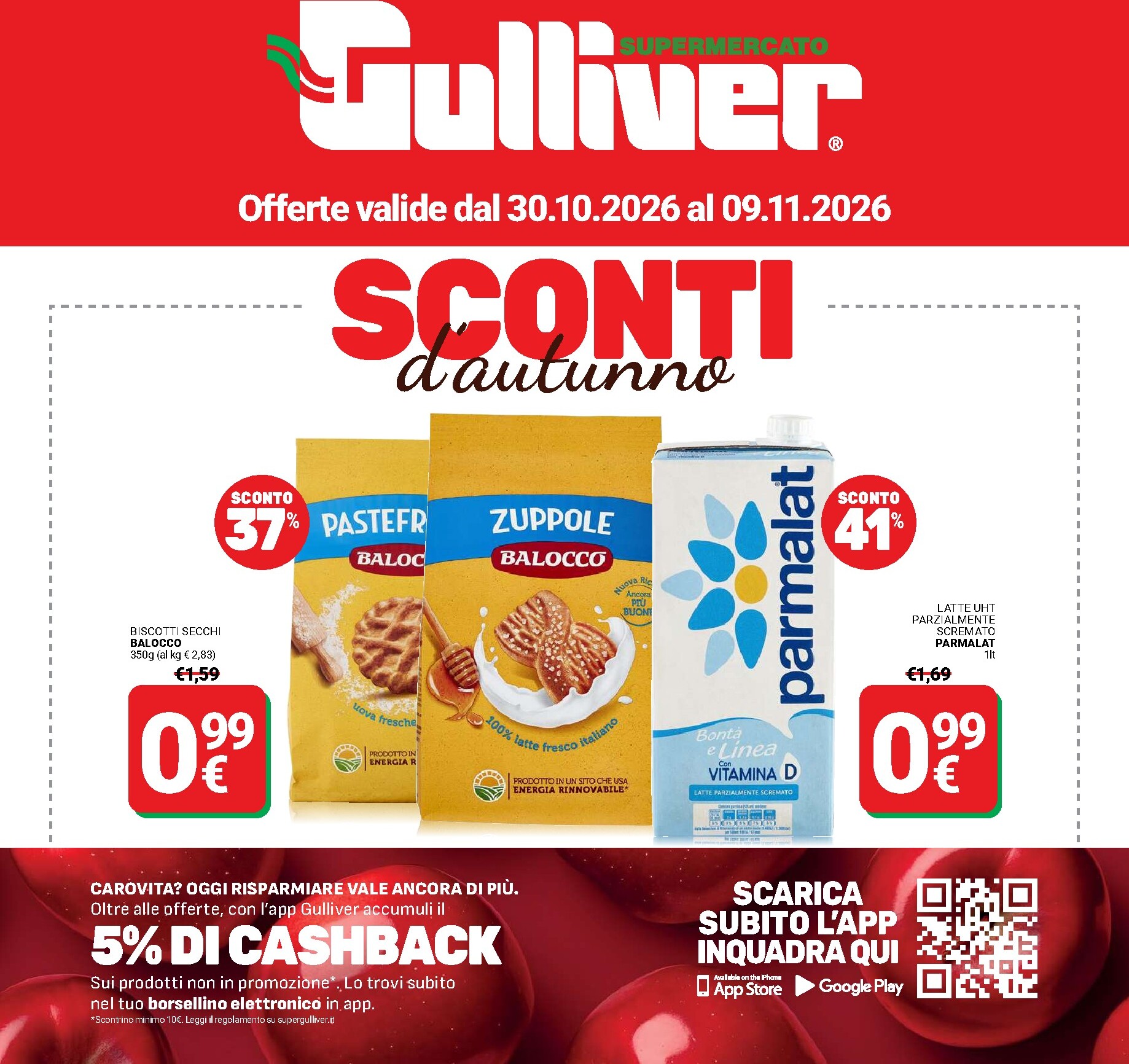 gulliver - Volantino attuale di Gulliver valido dal venerdì 30/10/2026 al lunedì 09/11/2026 - page: 1