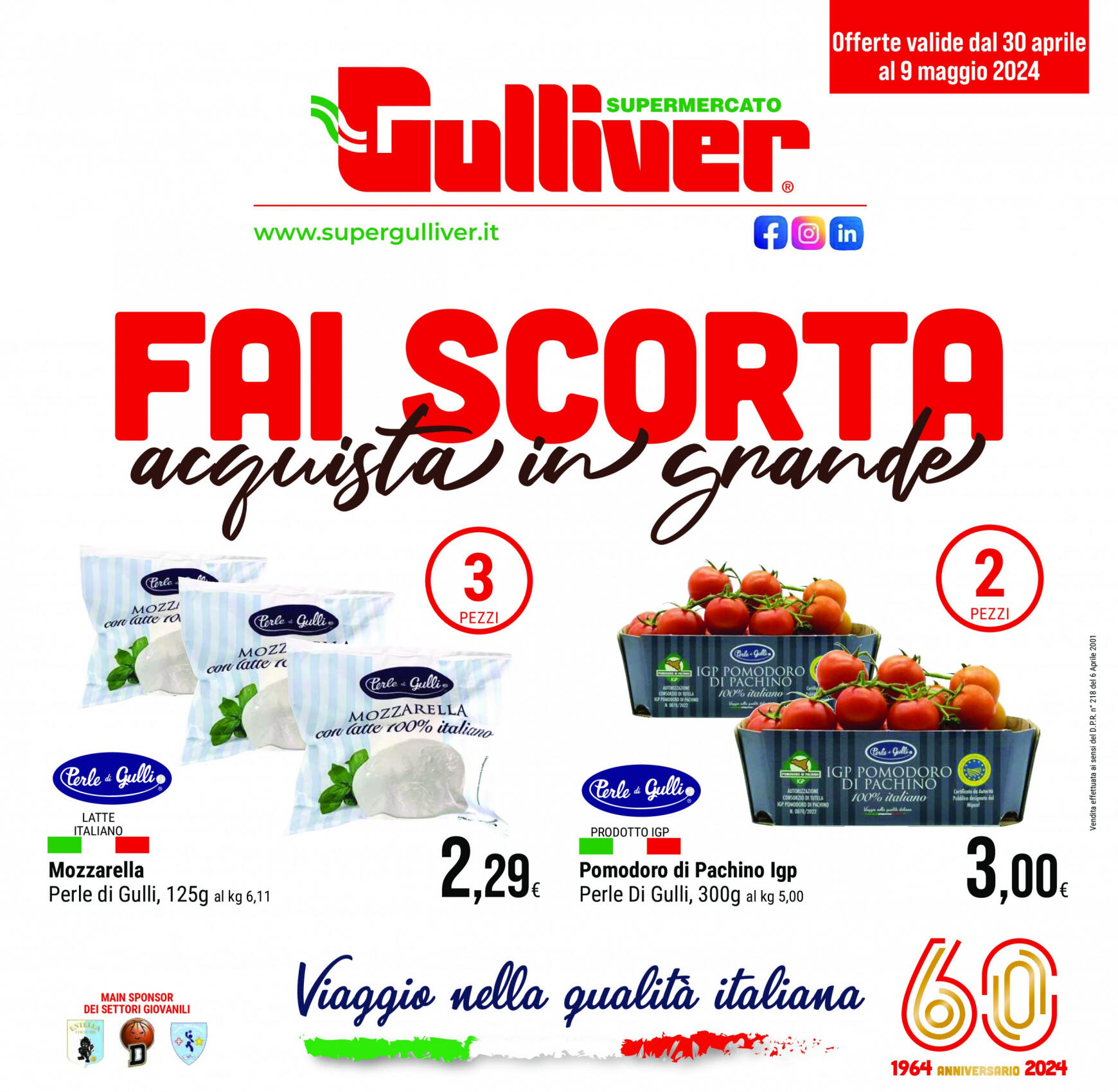 gulliver - Nuovo volantino Gulliver - Fai Scorta 30.04. - 09.05.