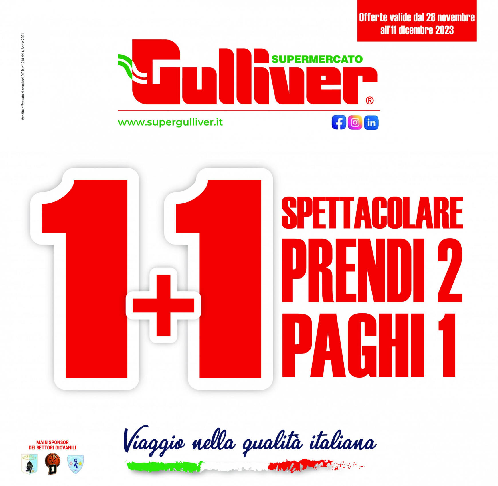 gulliver - Gulliver - Promozioni Supermercati Gulliver valido da 28.11.2023