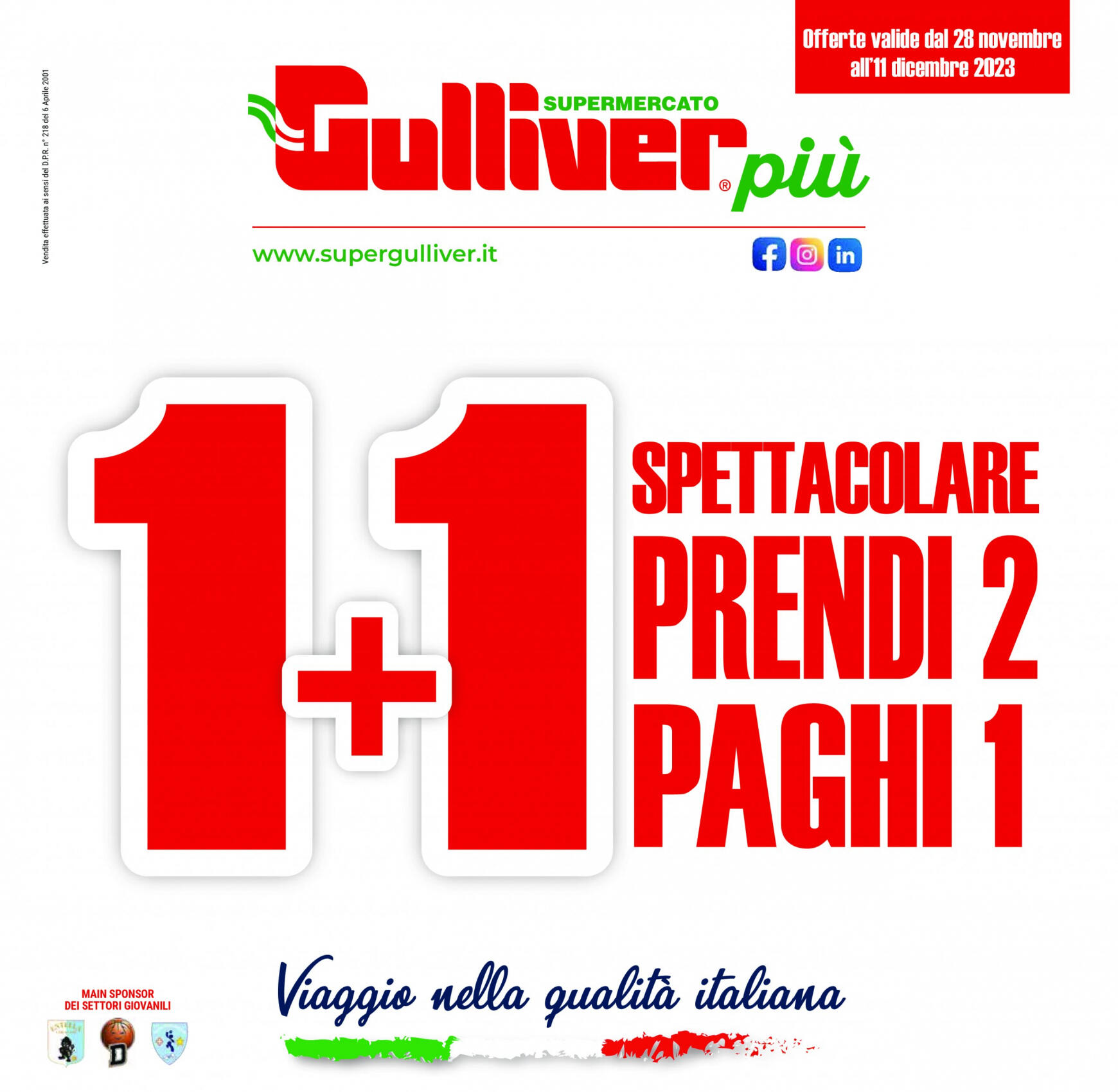 gulliver - Gulliver - Promozioni Supermercati GulliverPiù valido da 28.11.2023