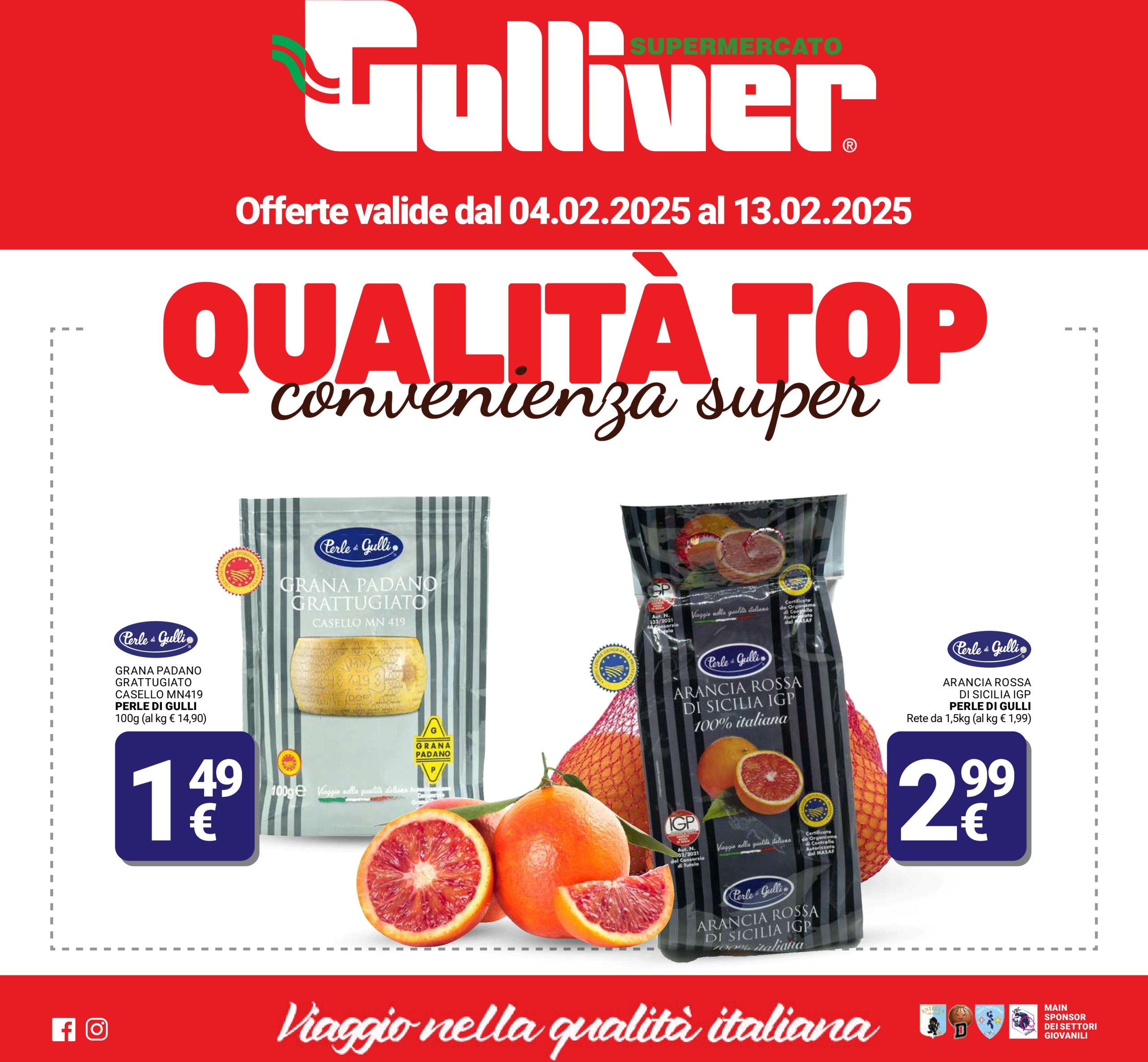 gulliver - Volantino Gulliver - Qualità Top valido dal 04/02 al 13/02