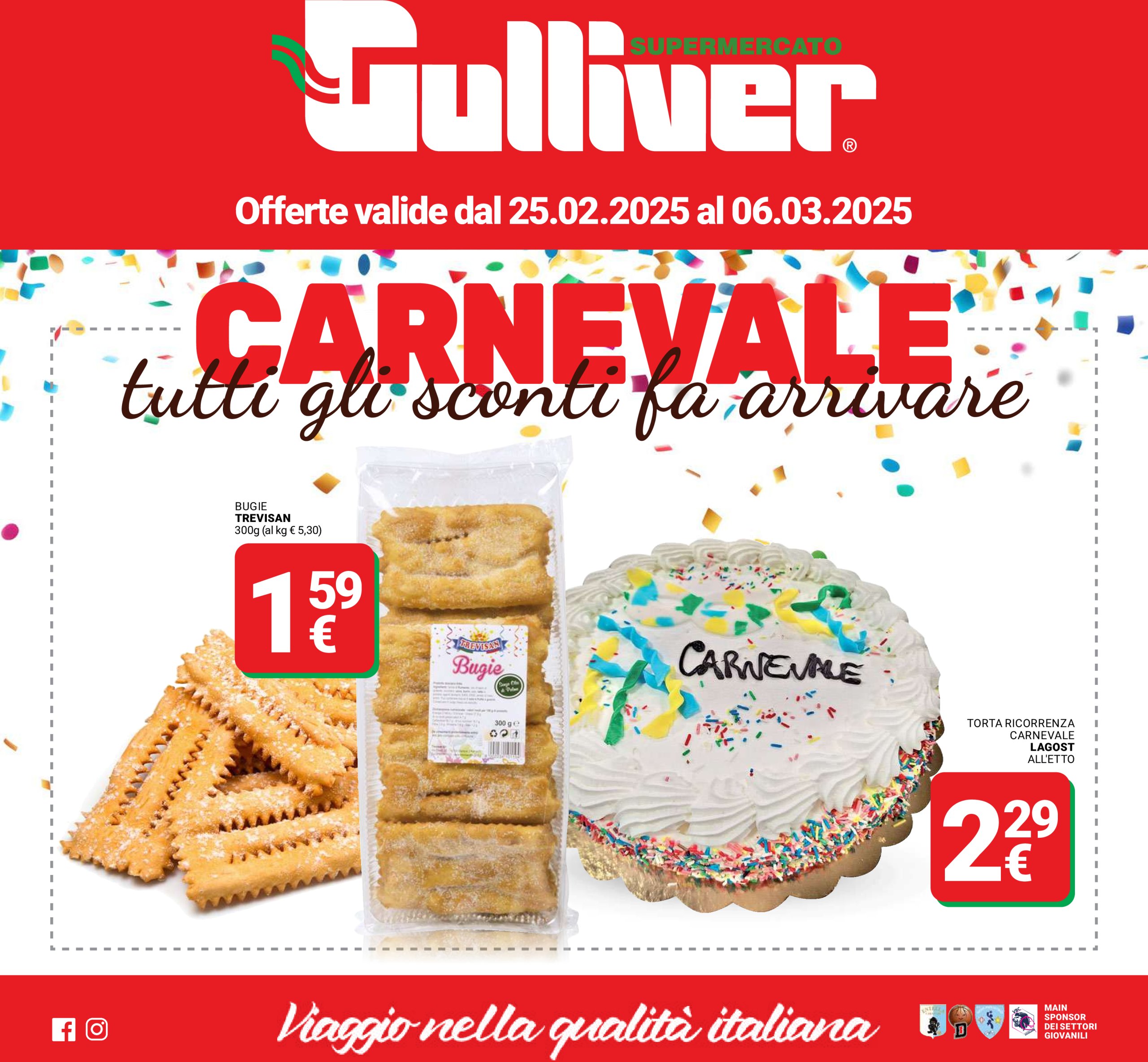 gulliver - Volantino Gulliver - Carnevale valido dal 25/02 al 06/03