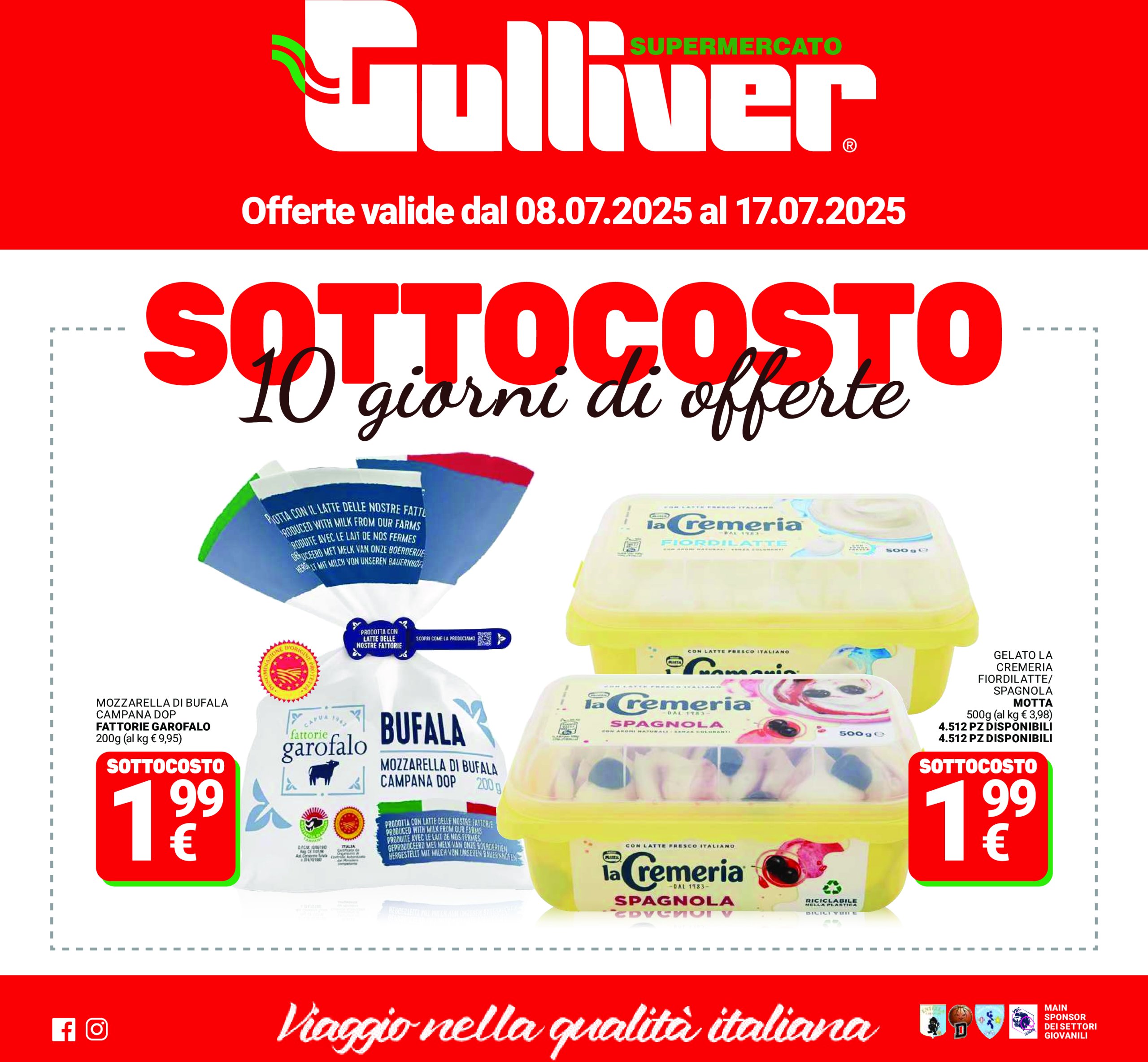 gulliver - Volantino Gulliver - Sottocosto valido dal 08/07 al 17/07